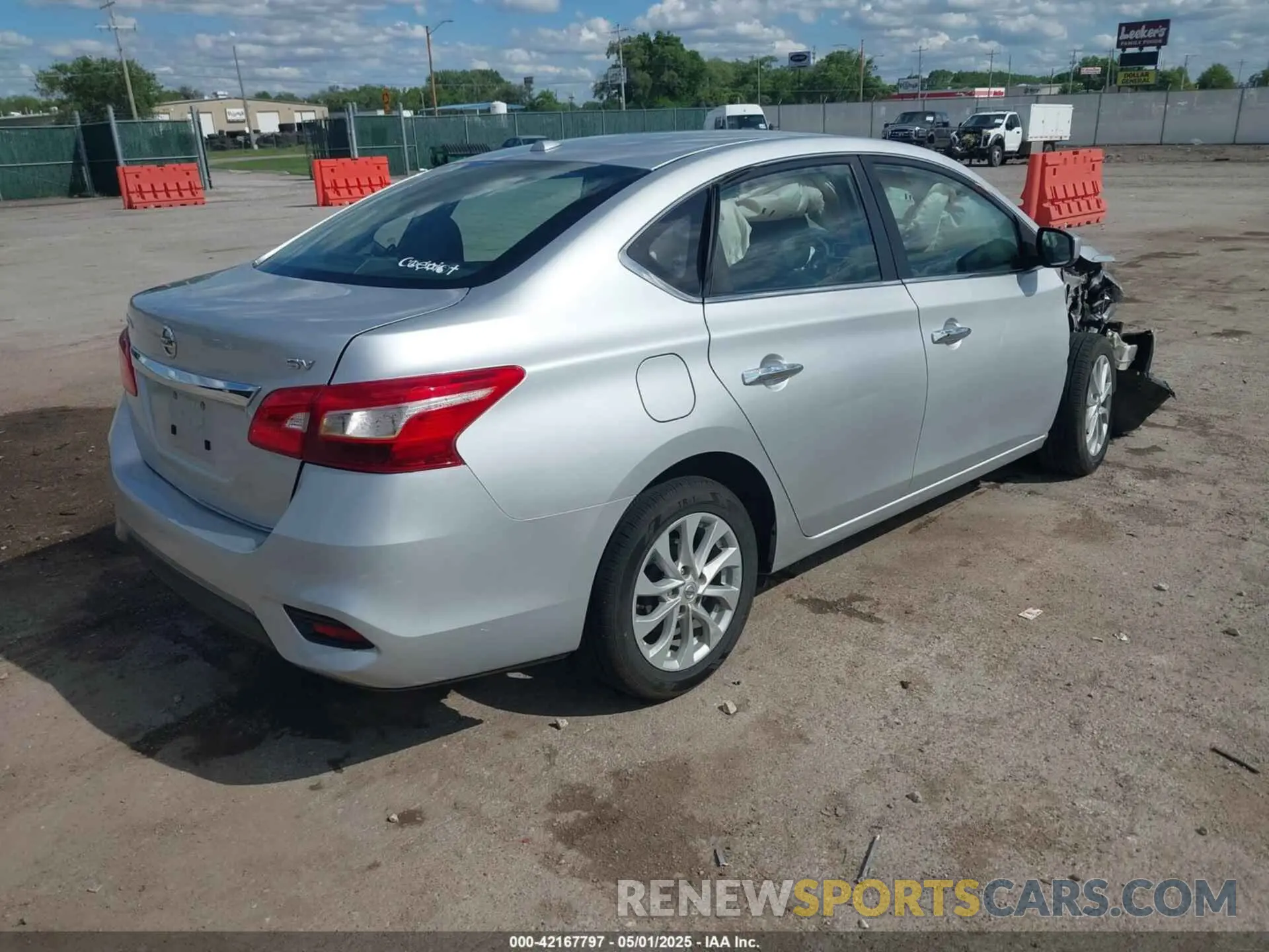 4 Photograph of a damaged car 3N1AB7AP8KY316664 NISSAN SENTRA 2019