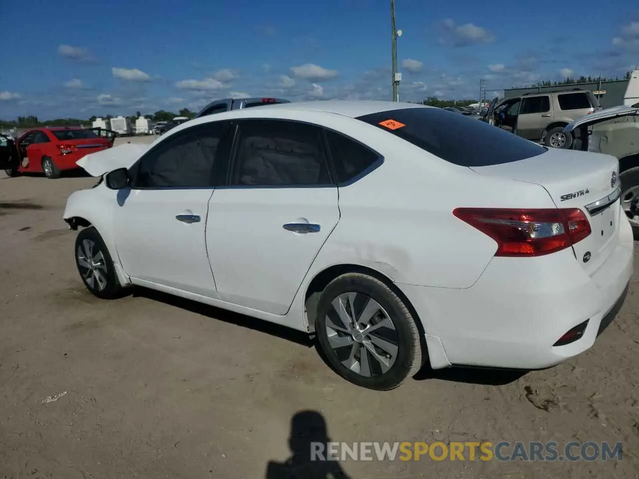 2 Photograph of a damaged car 3N1AB7AP8KY334811 NISSAN SENTRA 2019