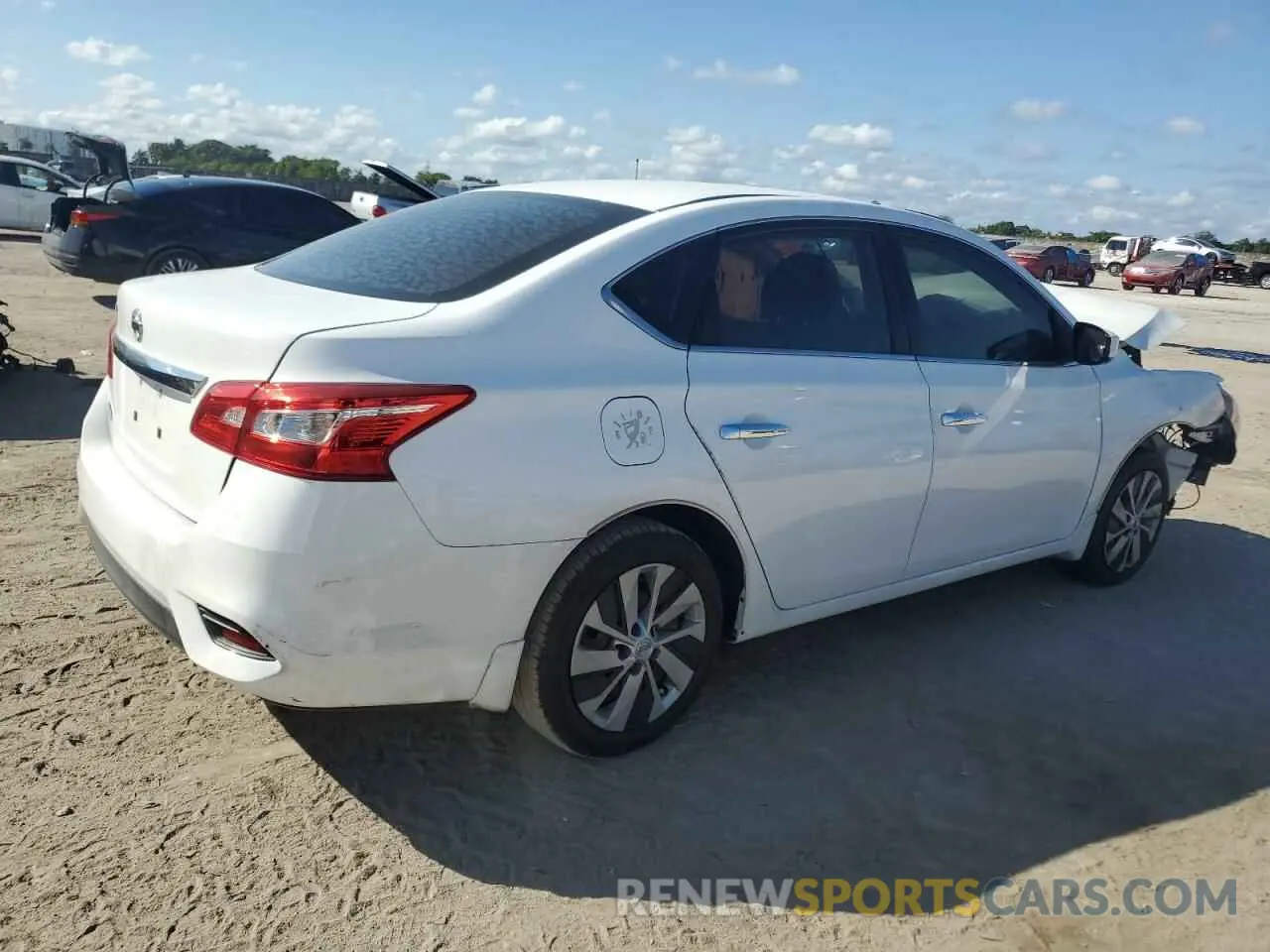 3 Photograph of a damaged car 3N1AB7AP8KY334811 NISSAN SENTRA 2019