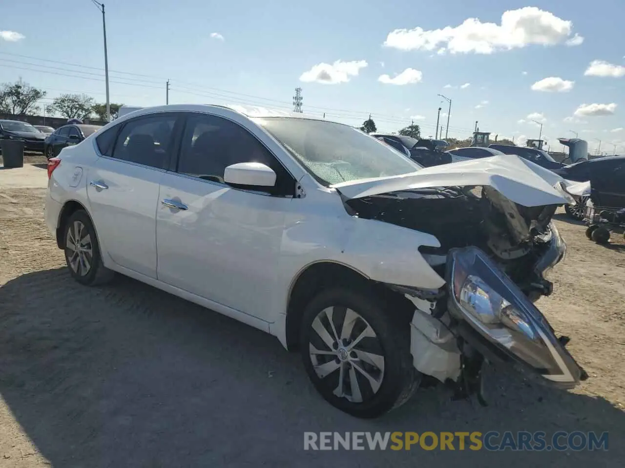 4 Photograph of a damaged car 3N1AB7AP8KY334811 NISSAN SENTRA 2019