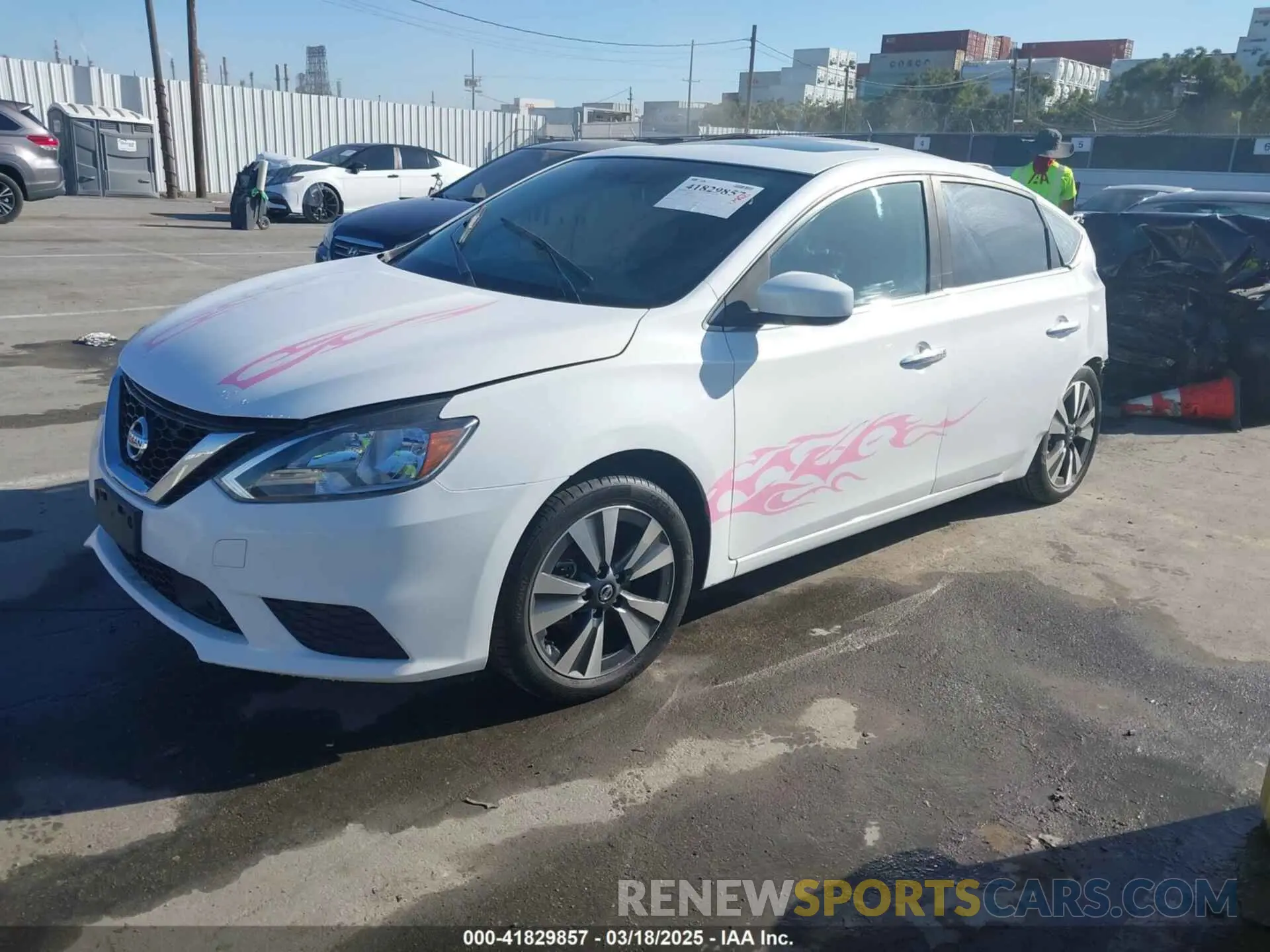 2 Фотография поврежденного автомобиля 3N1AB7AP8KY351365 NISSAN SENTRA 2019
