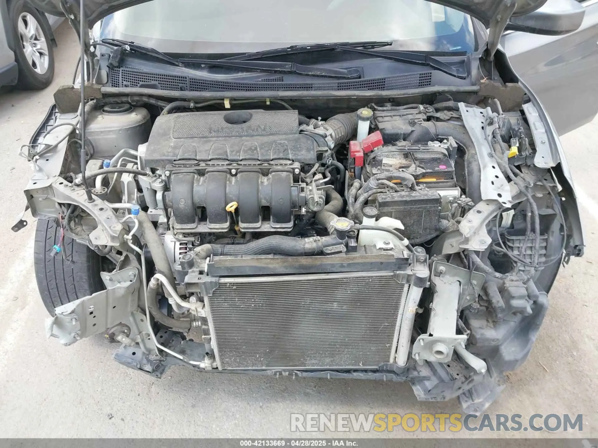 10 Фотография поврежденного автомобиля 3N1AB7AP8KY354976 NISSAN SENTRA 2019