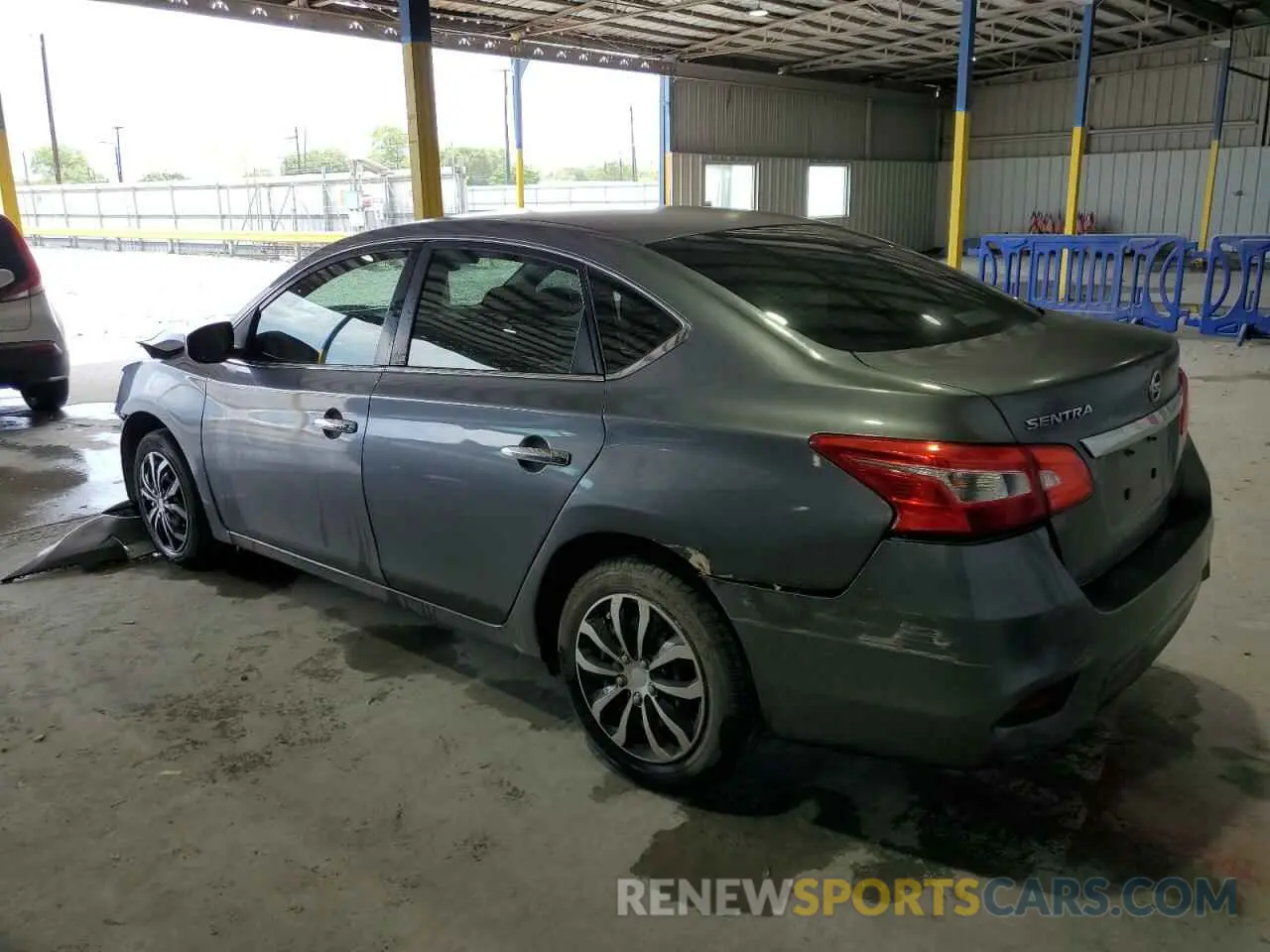 2 Photograph of a damaged car 3N1AB7AP8KY363404 NISSAN SENTRA 2019