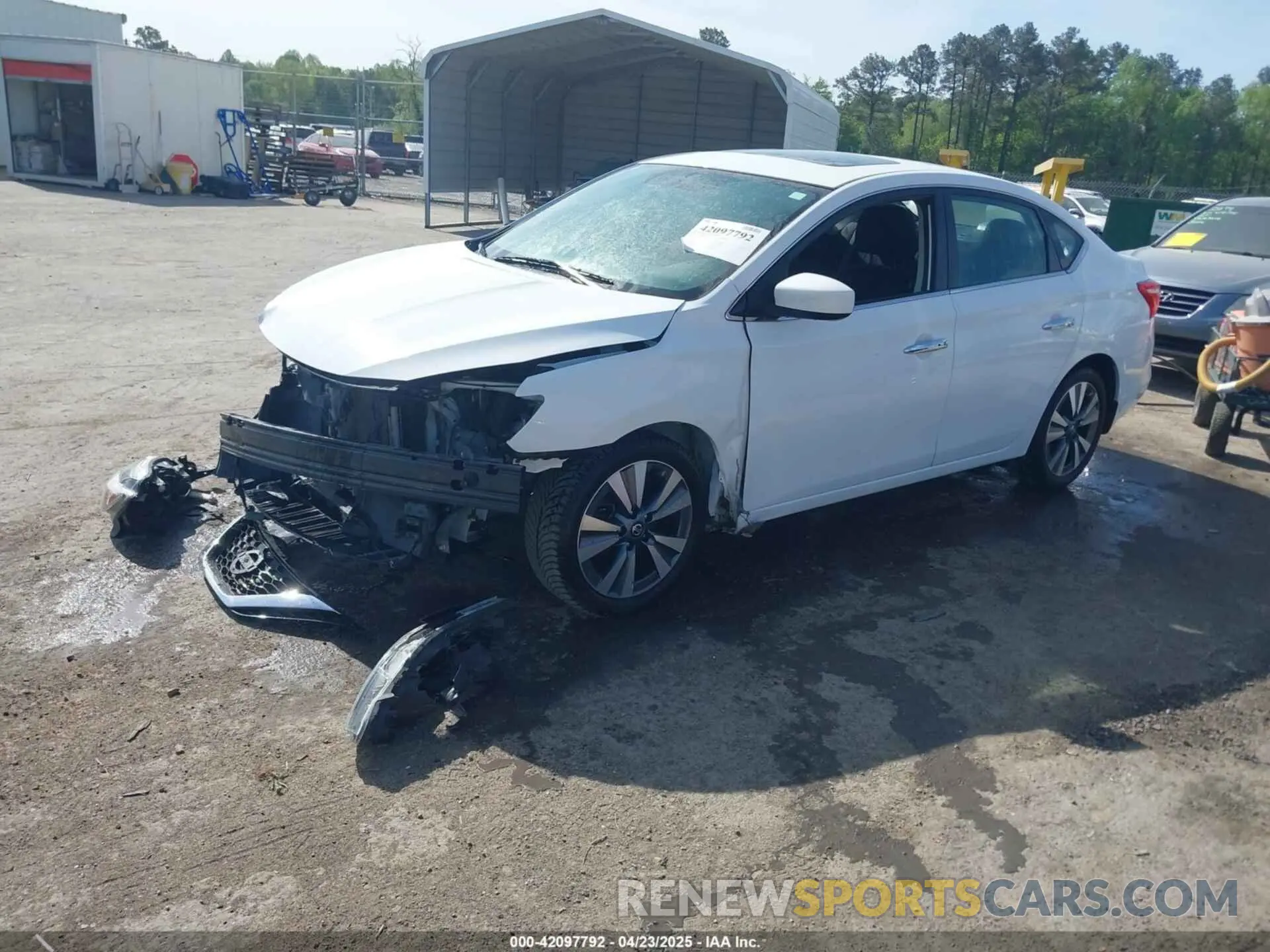 2 Photograph of a damaged car 3N1AB7AP8KY370532 NISSAN SENTRA 2019