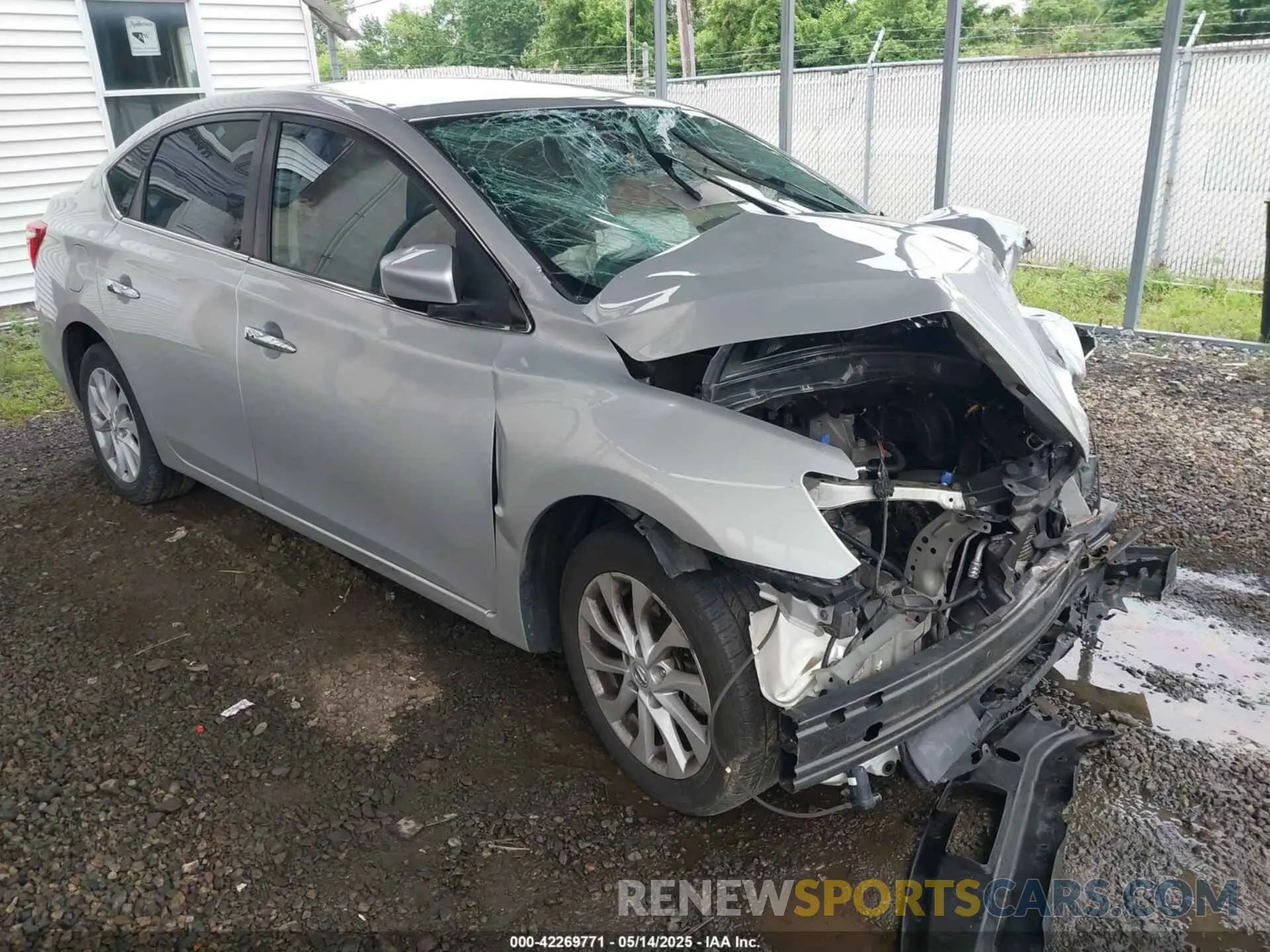 1 Photograph of a damaged car 3N1AB7AP8KY373219 NISSAN SENTRA 2019