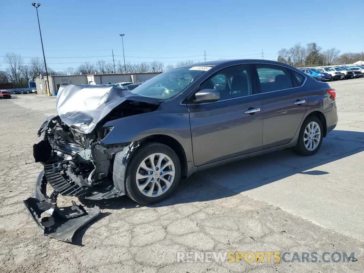 1 Photograph of a damaged car 3N1AB7AP8KY374466 NISSAN SENTRA 2019