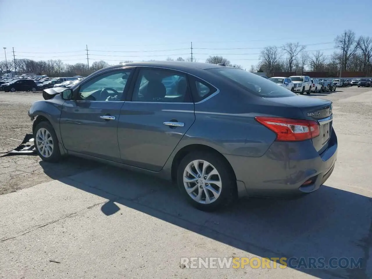 2 Photograph of a damaged car 3N1AB7AP8KY374466 NISSAN SENTRA 2019