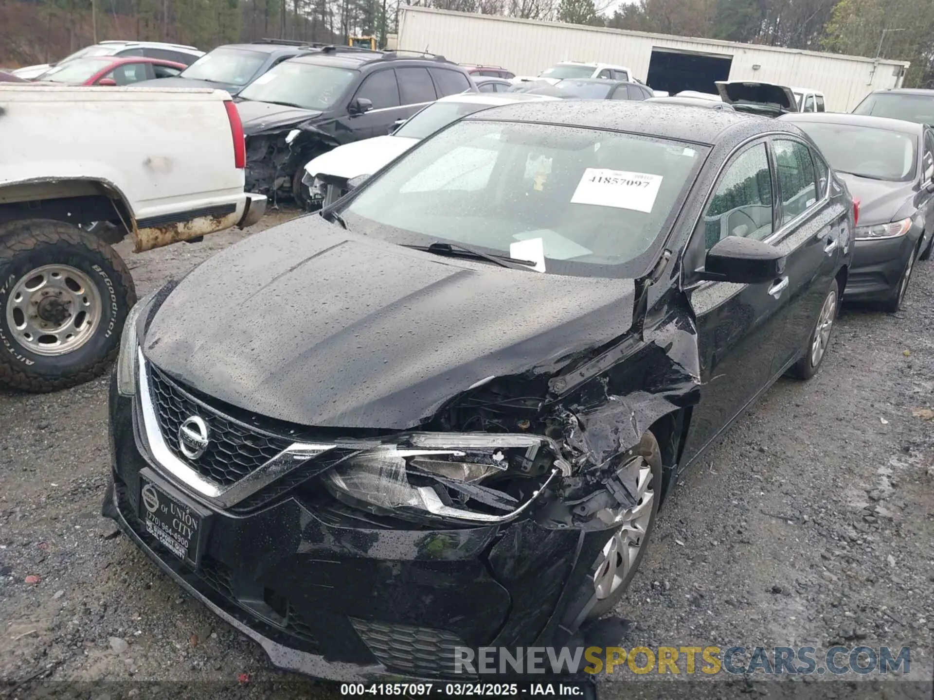 2 Photograph of a damaged car 3N1AB7AP8KY413749 NISSAN SENTRA 2019