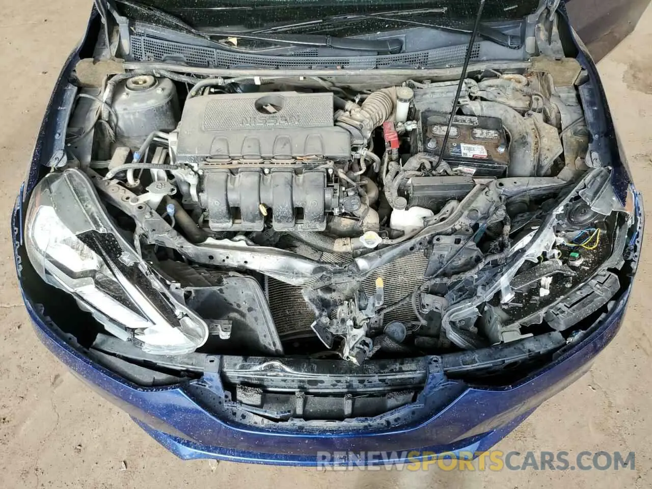 13 Фотография поврежденного автомобиля 3N1AB7AP8KY422113 NISSAN SENTRA 2019