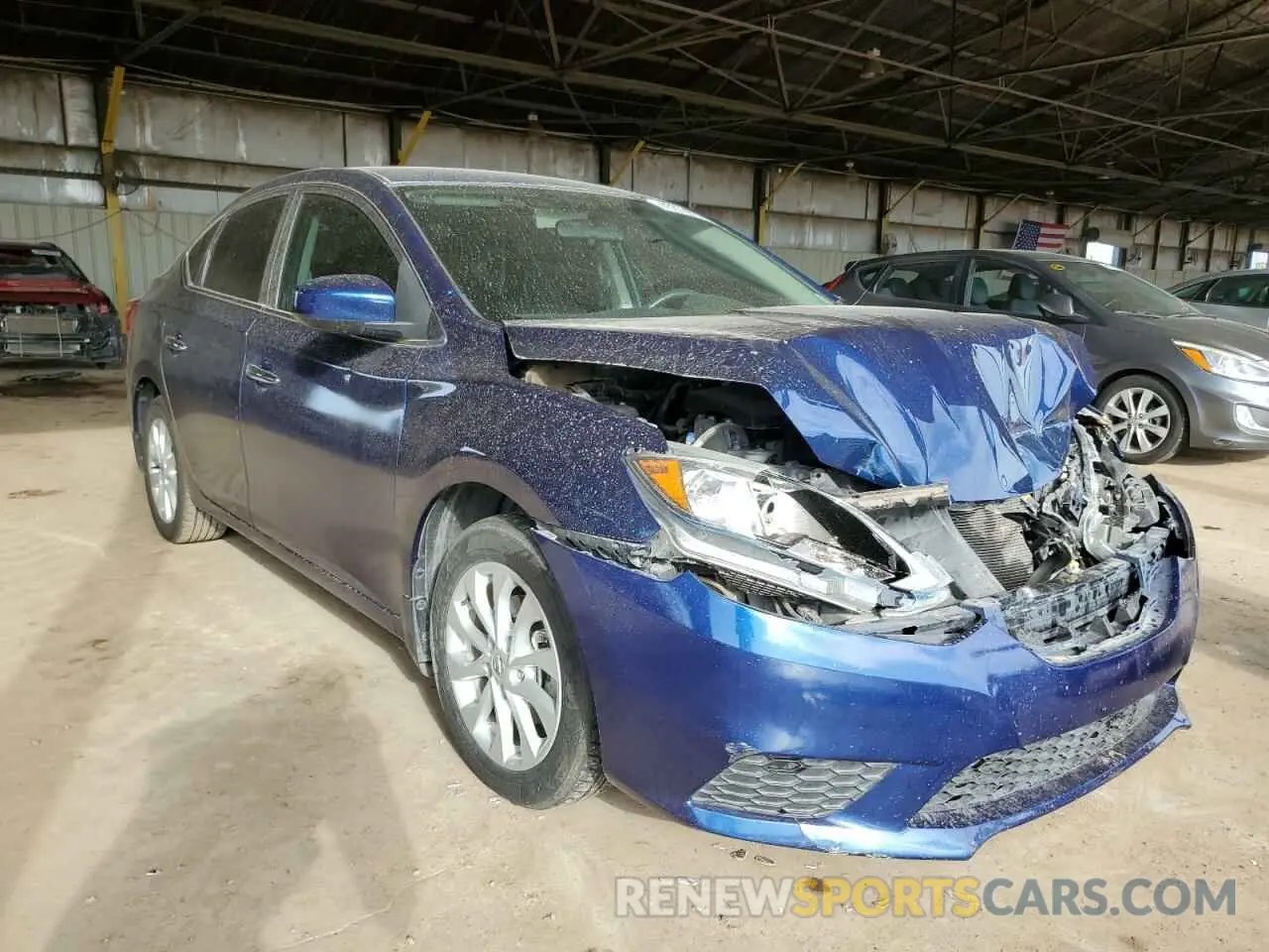 4 Фотография поврежденного автомобиля 3N1AB7AP8KY422113 NISSAN SENTRA 2019
