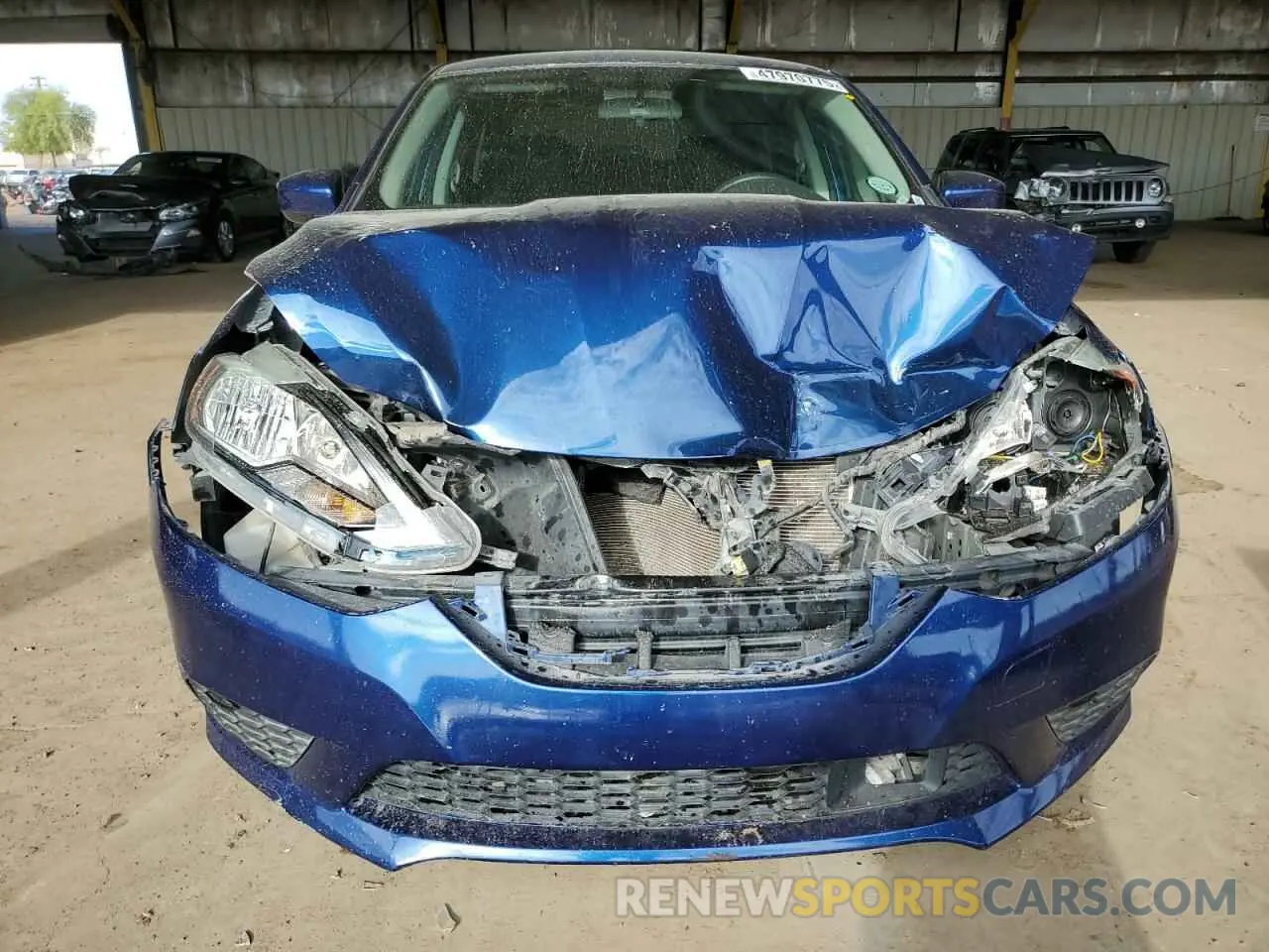 5 Фотография поврежденного автомобиля 3N1AB7AP8KY422113 NISSAN SENTRA 2019