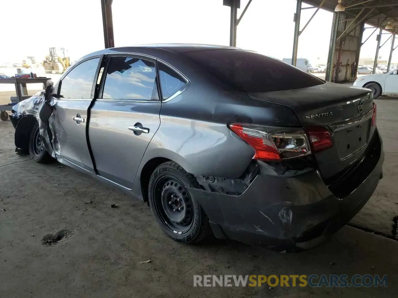 2 Photograph of a damaged car 3N1AB7AP8KY430020 NISSAN SENTRA 2019