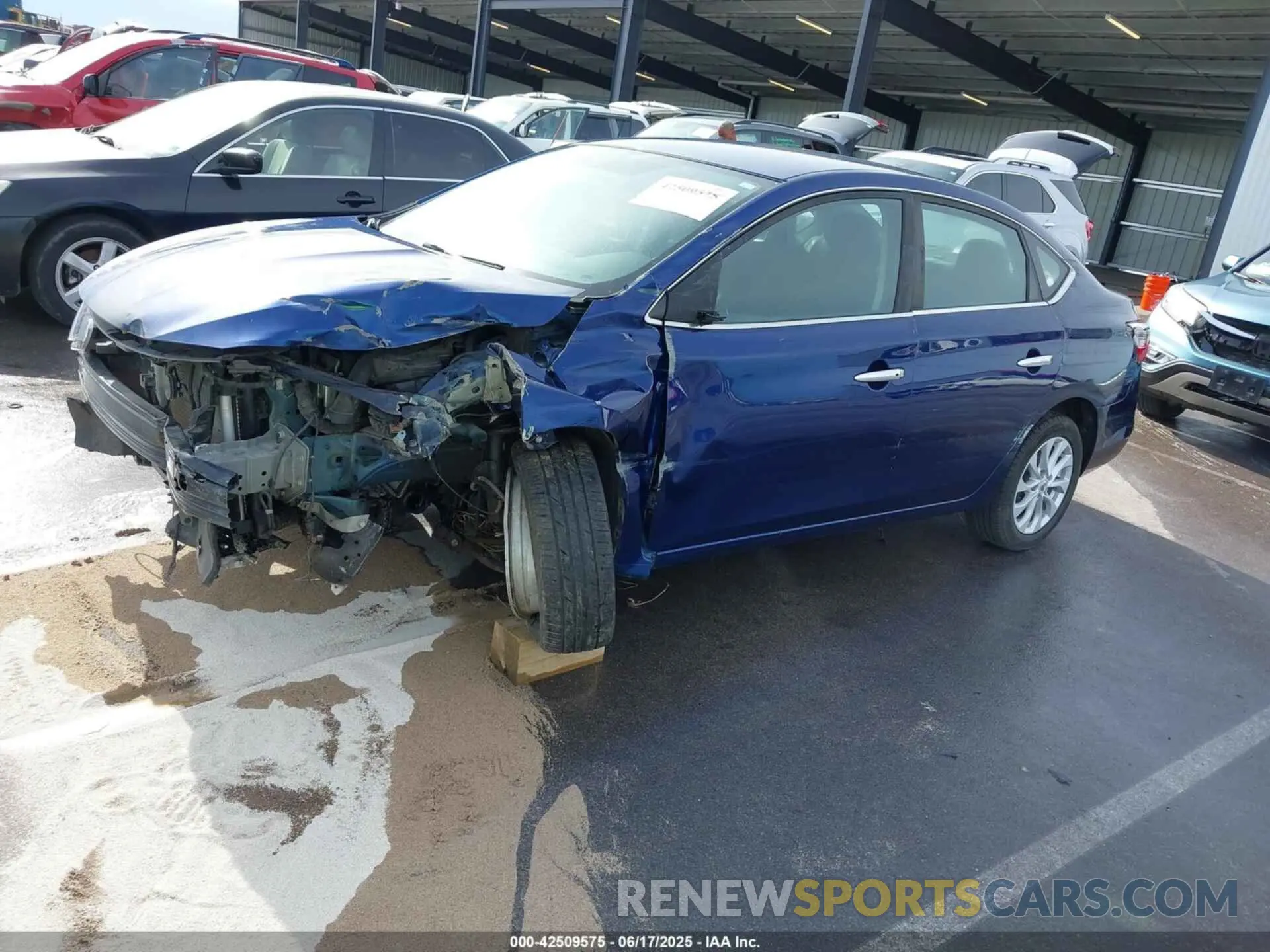 2 Photograph of a damaged car 3N1AB7AP8KY448453 NISSAN SENTRA 2019