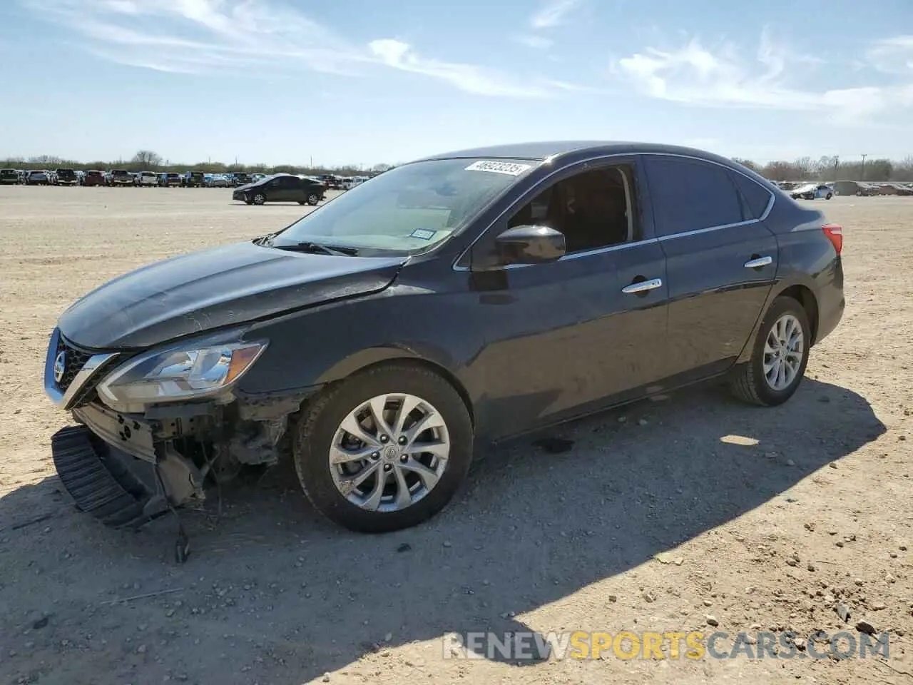 1 Photograph of a damaged car 3N1AB7AP9KL625430 NISSAN SENTRA 2019