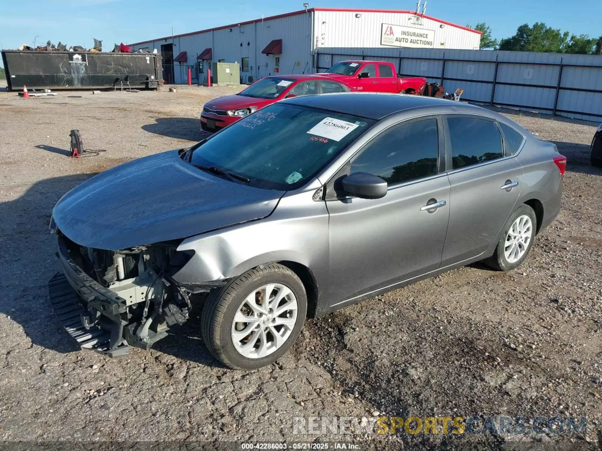 2 Photograph of a damaged car 3N1AB7AP9KL627257 NISSAN SENTRA 2019