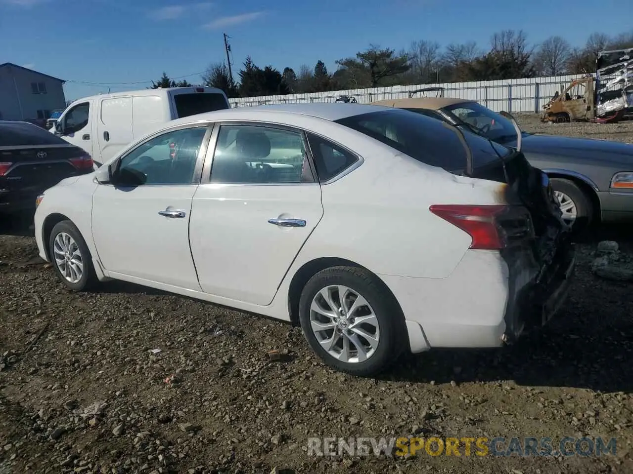 2 Photograph of a damaged car 3N1AB7AP9KY211079 NISSAN SENTRA 2019