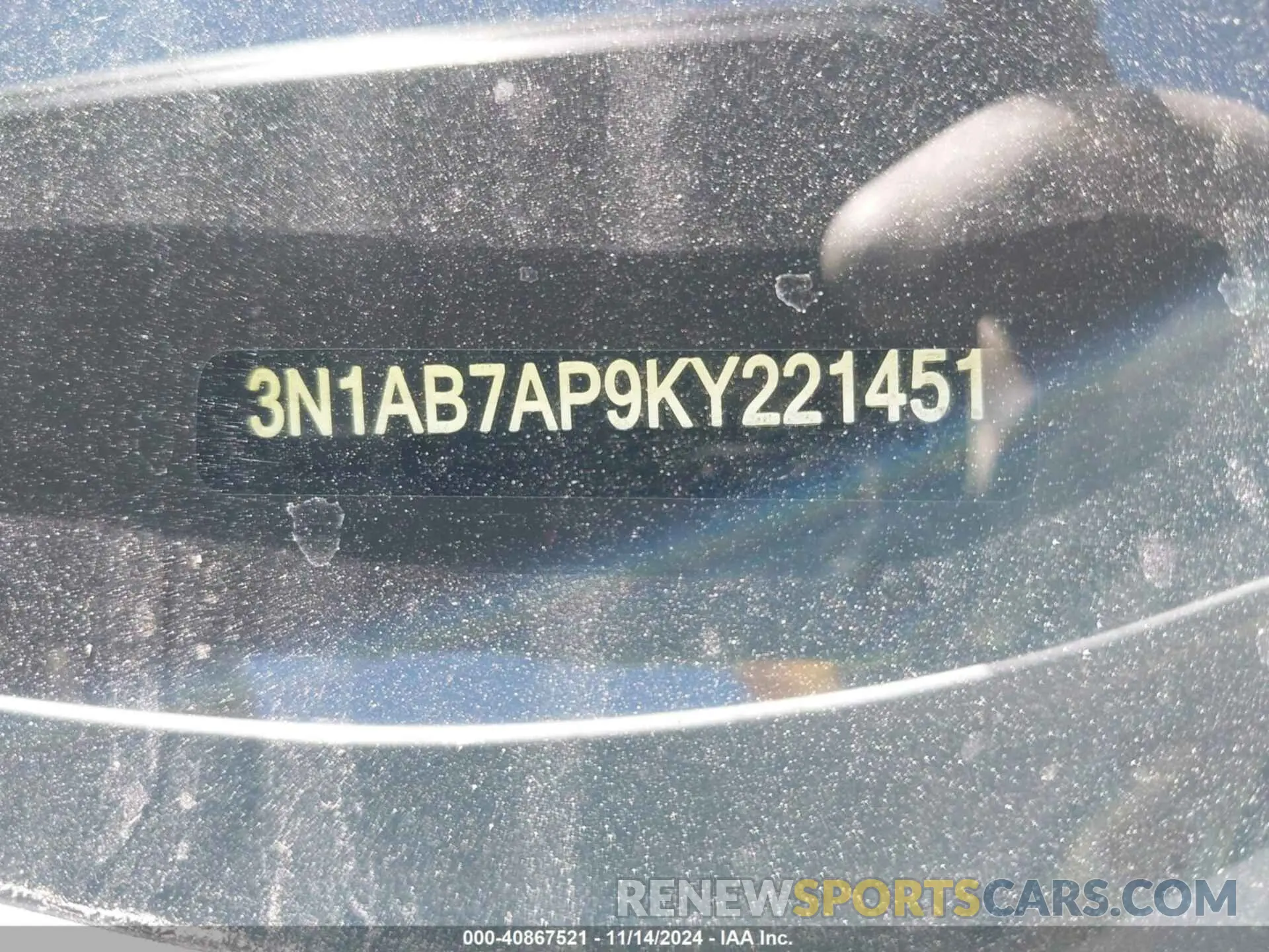 18 Фотография поврежденного автомобиля 3N1AB7AP9KY221451 NISSAN SENTRA 2019