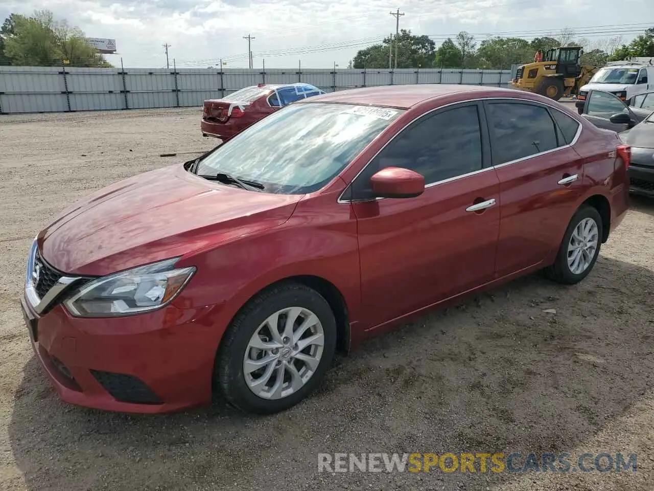1 Photograph of a damaged car 3N1AB7AP9KY221739 NISSAN SENTRA 2019