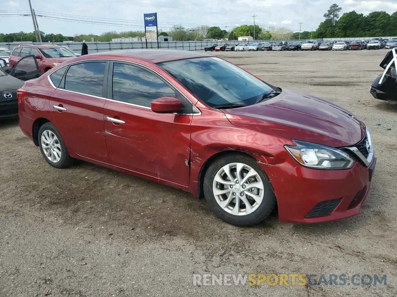 4 Photograph of a damaged car 3N1AB7AP9KY221739 NISSAN SENTRA 2019