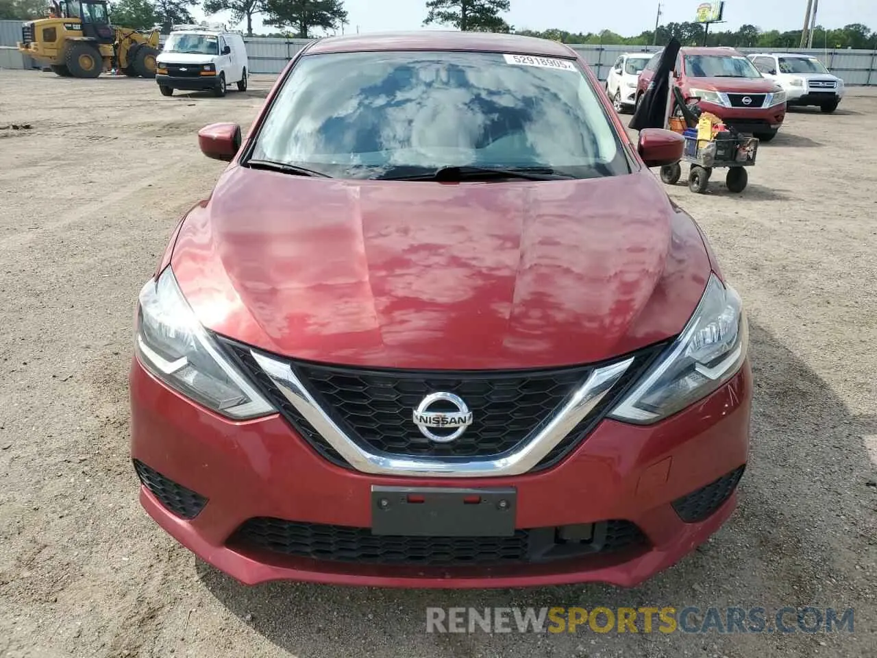 5 Photograph of a damaged car 3N1AB7AP9KY221739 NISSAN SENTRA 2019