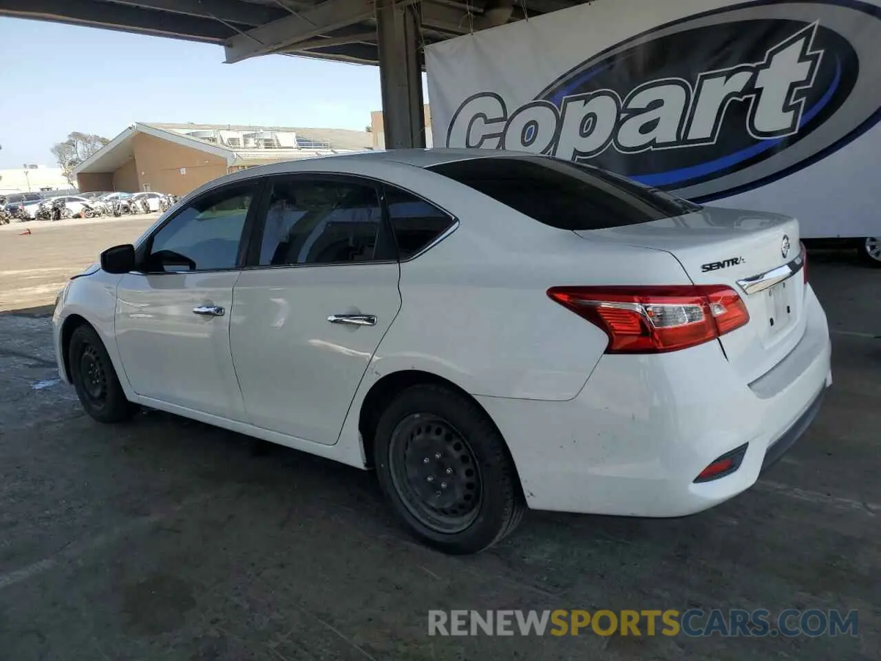 2 Photograph of a damaged car 3N1AB7AP9KY244437 NISSAN SENTRA 2019