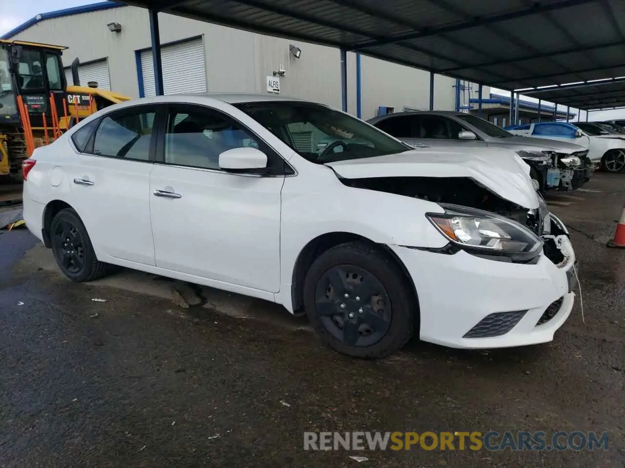 4 Photograph of a damaged car 3N1AB7AP9KY251159 NISSAN SENTRA 2019