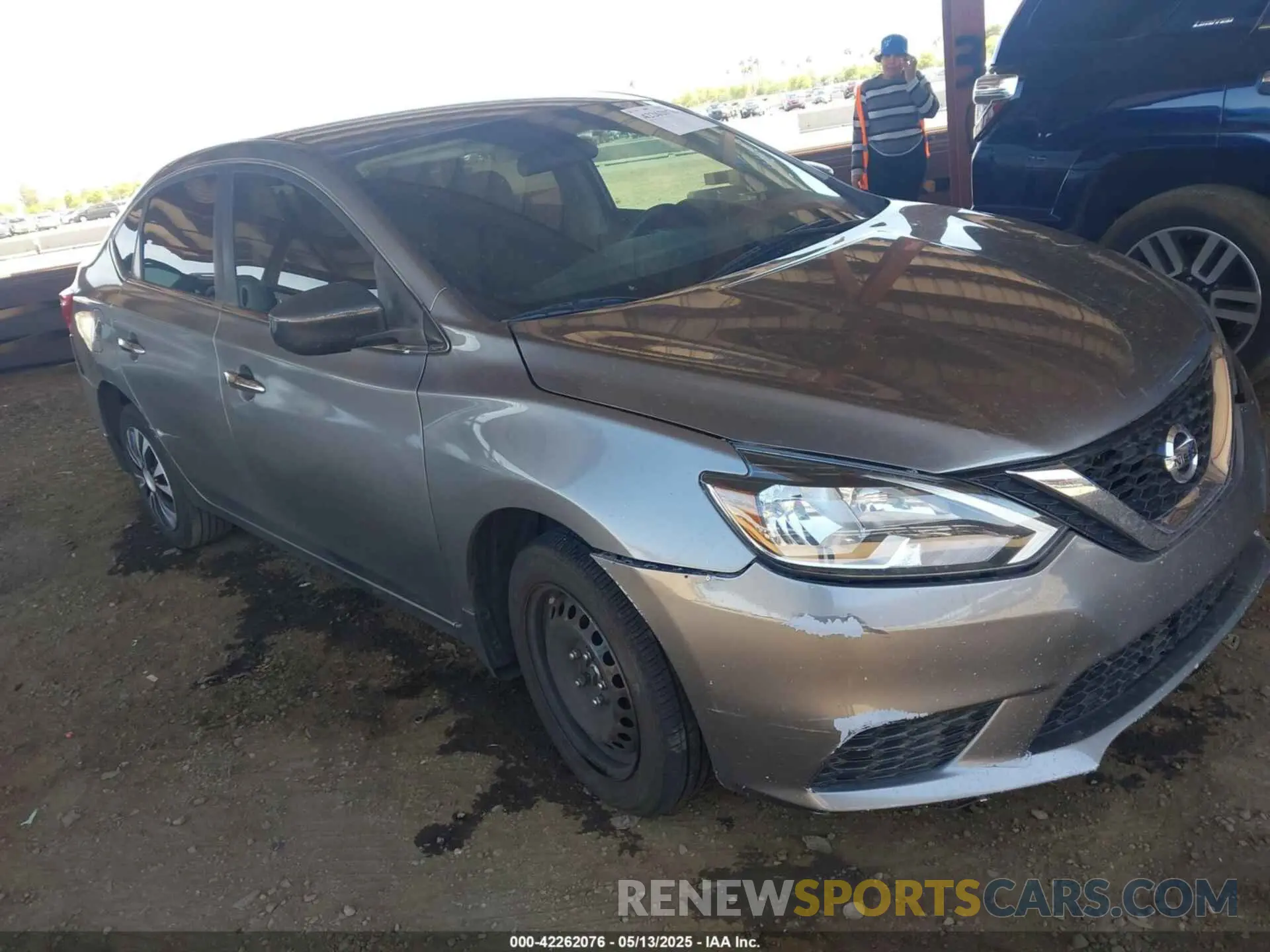 1 Photograph of a damaged car 3N1AB7AP9KY251551 NISSAN SENTRA 2019