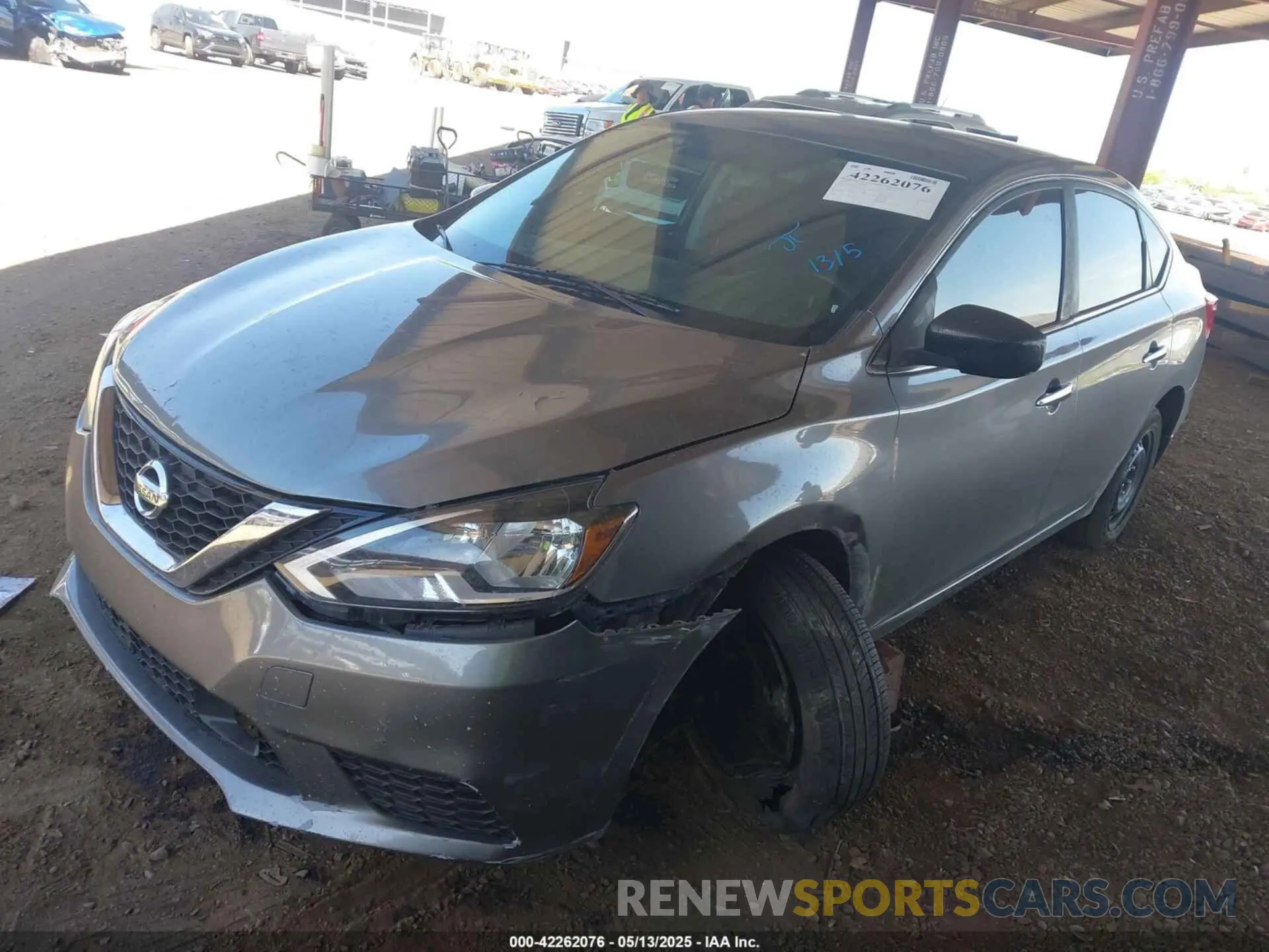 2 Photograph of a damaged car 3N1AB7AP9KY251551 NISSAN SENTRA 2019