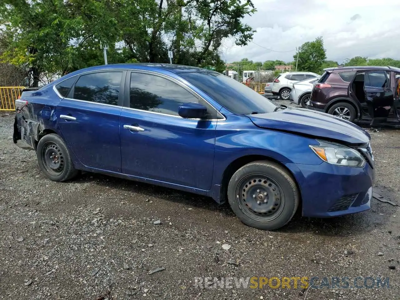 4 Photograph of a damaged car 3N1AB7AP9KY273145 NISSAN SENTRA 2019