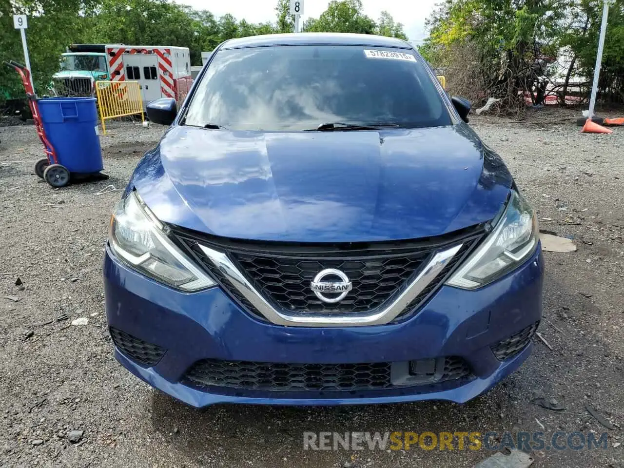 5 Photograph of a damaged car 3N1AB7AP9KY273145 NISSAN SENTRA 2019
