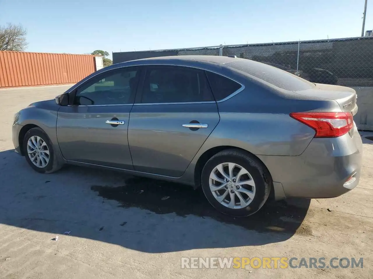 2 Photograph of a damaged car 3N1AB7AP9KY291371 NISSAN SENTRA 2019