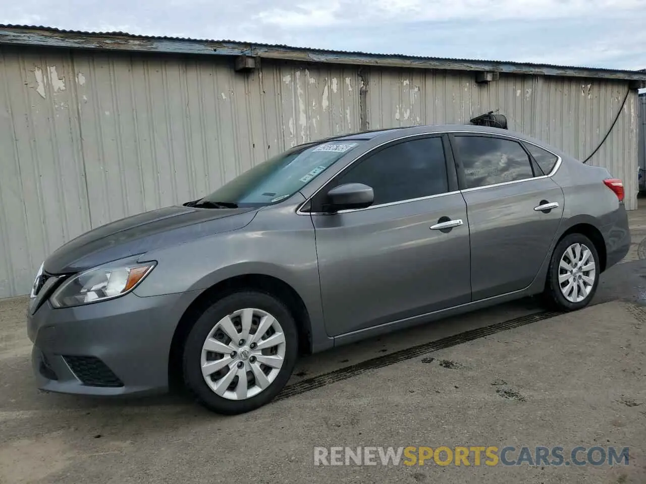 1 Photograph of a damaged car 3N1AB7AP9KY338608 NISSAN SENTRA 2019