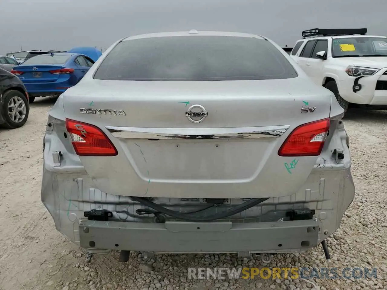 6 Photograph of a damaged car 3N1AB7AP9KY342741 NISSAN SENTRA 2019