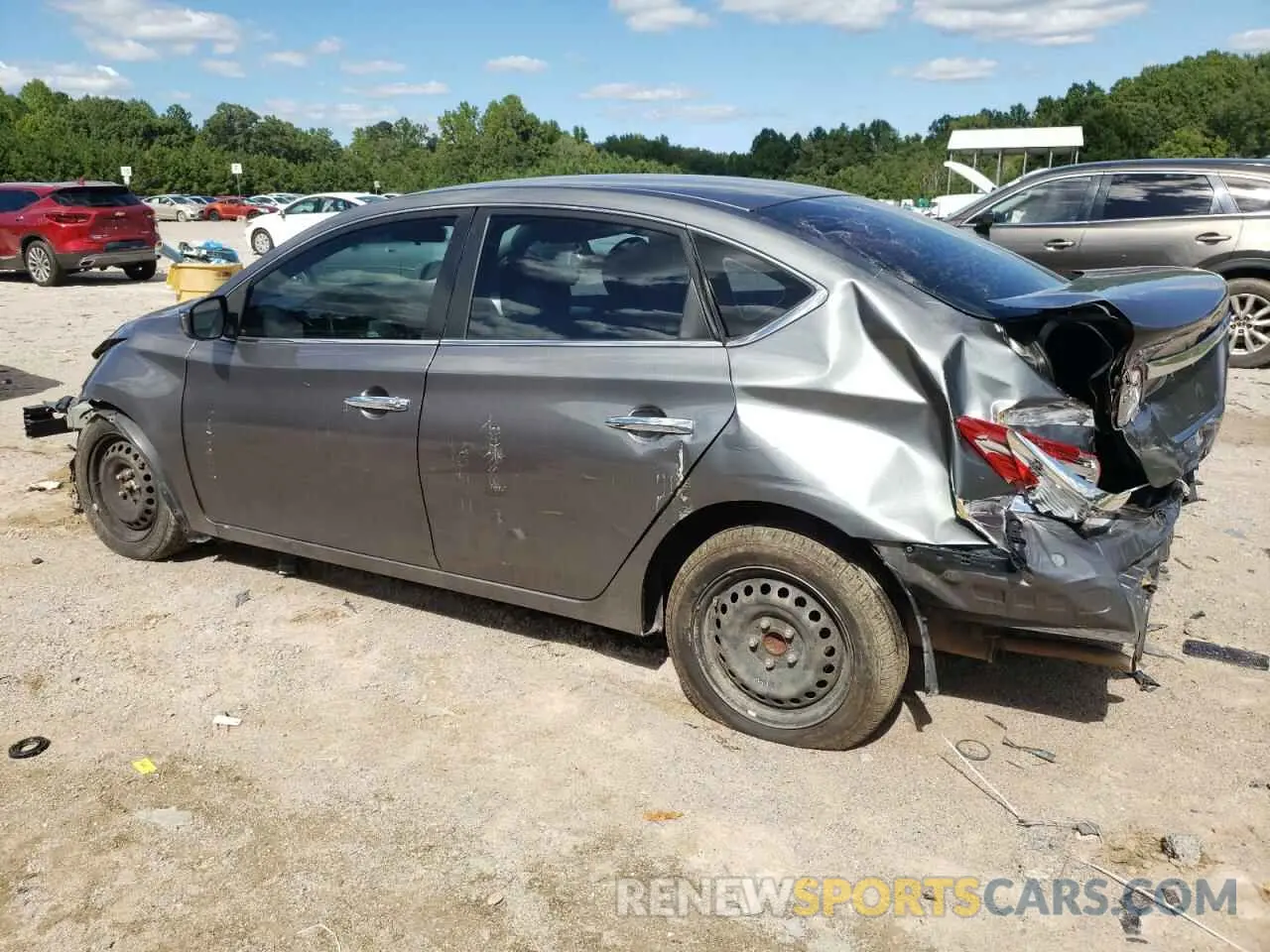 2 Photograph of a damaged car 3N1AB7AP9KY352234 NISSAN SENTRA 2019