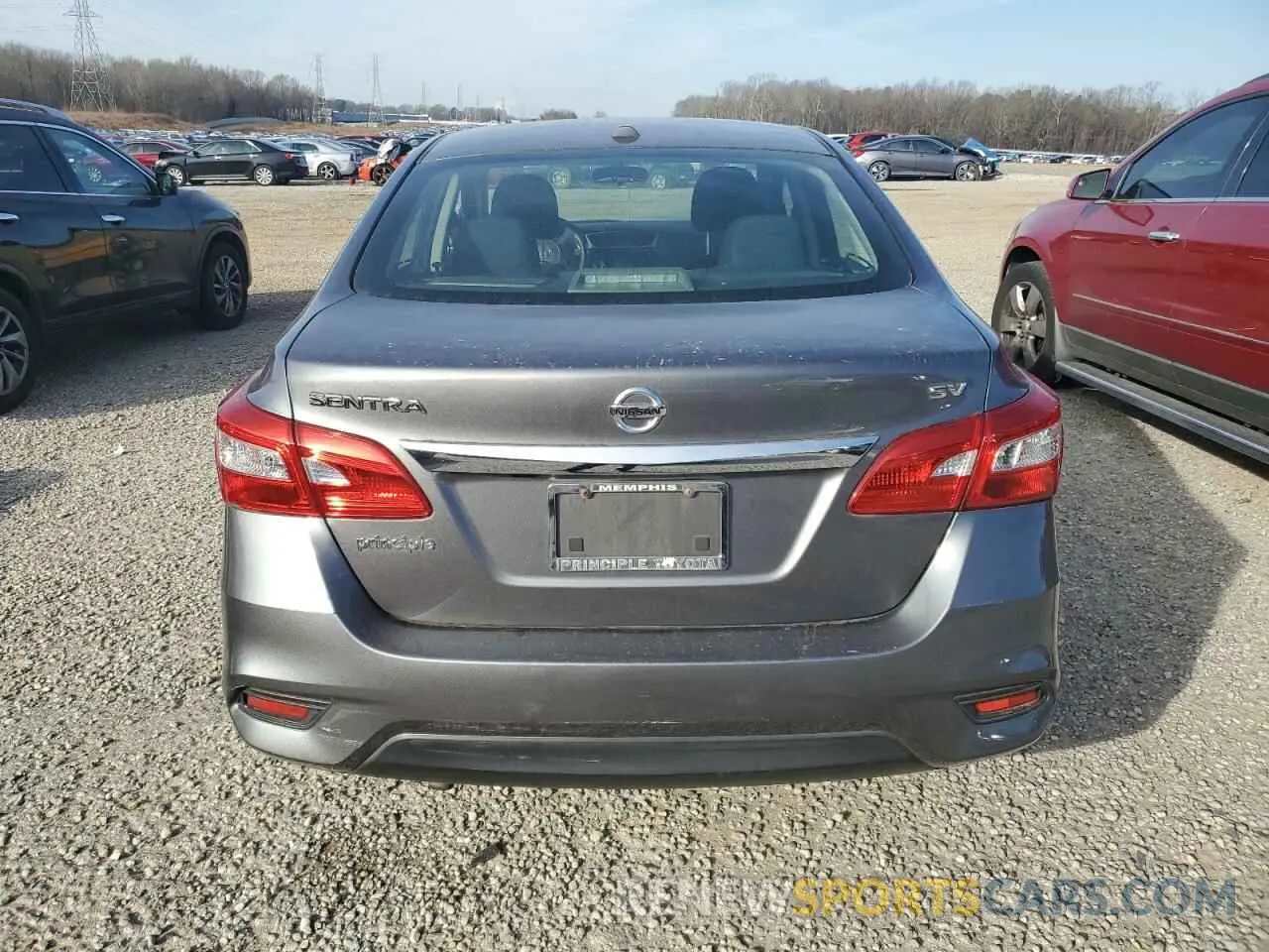 6 Photograph of a damaged car 3N1AB7AP9KY355991 NISSAN SENTRA 2019