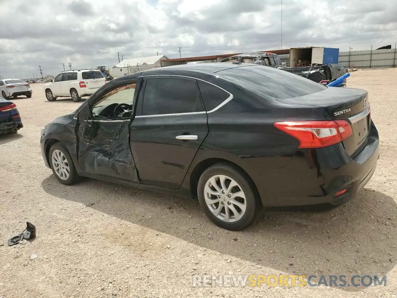 2 Photograph of a damaged car 3N1AB7AP9KY411928 NISSAN SENTRA 2019