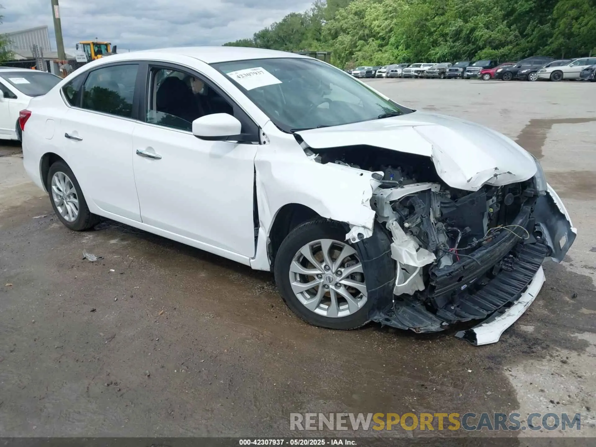 1 Photograph of a damaged car 3N1AB7AP9KY437963 NISSAN SENTRA 2019