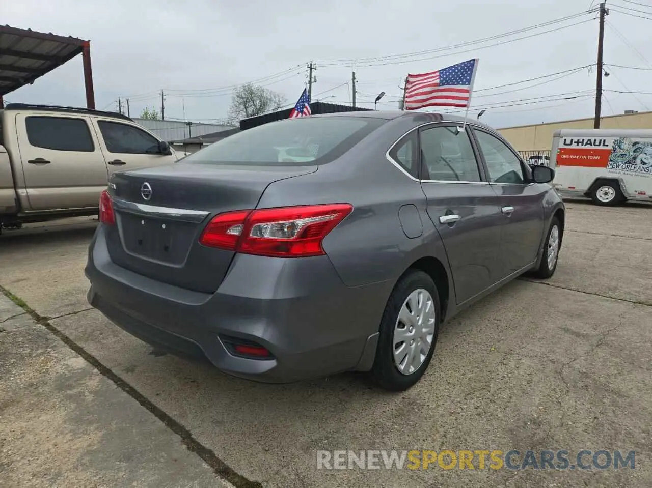 4 Фотография поврежденного автомобиля 3N1AB7AP9KY449370 NISSAN SENTRA 2019