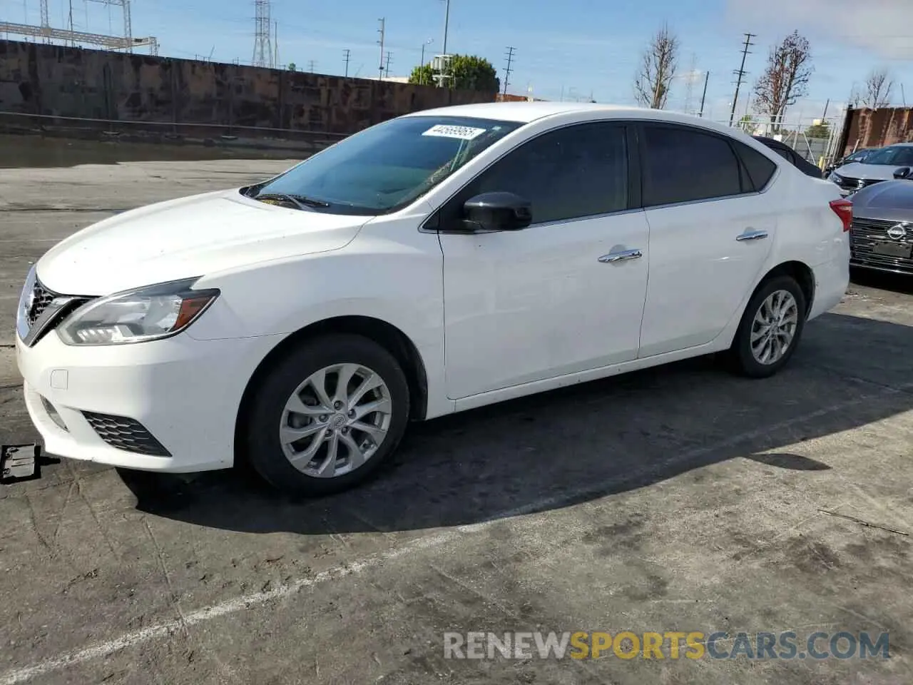 1 Photograph of a damaged car 3N1AB7APXKL612654 NISSAN SENTRA 2019