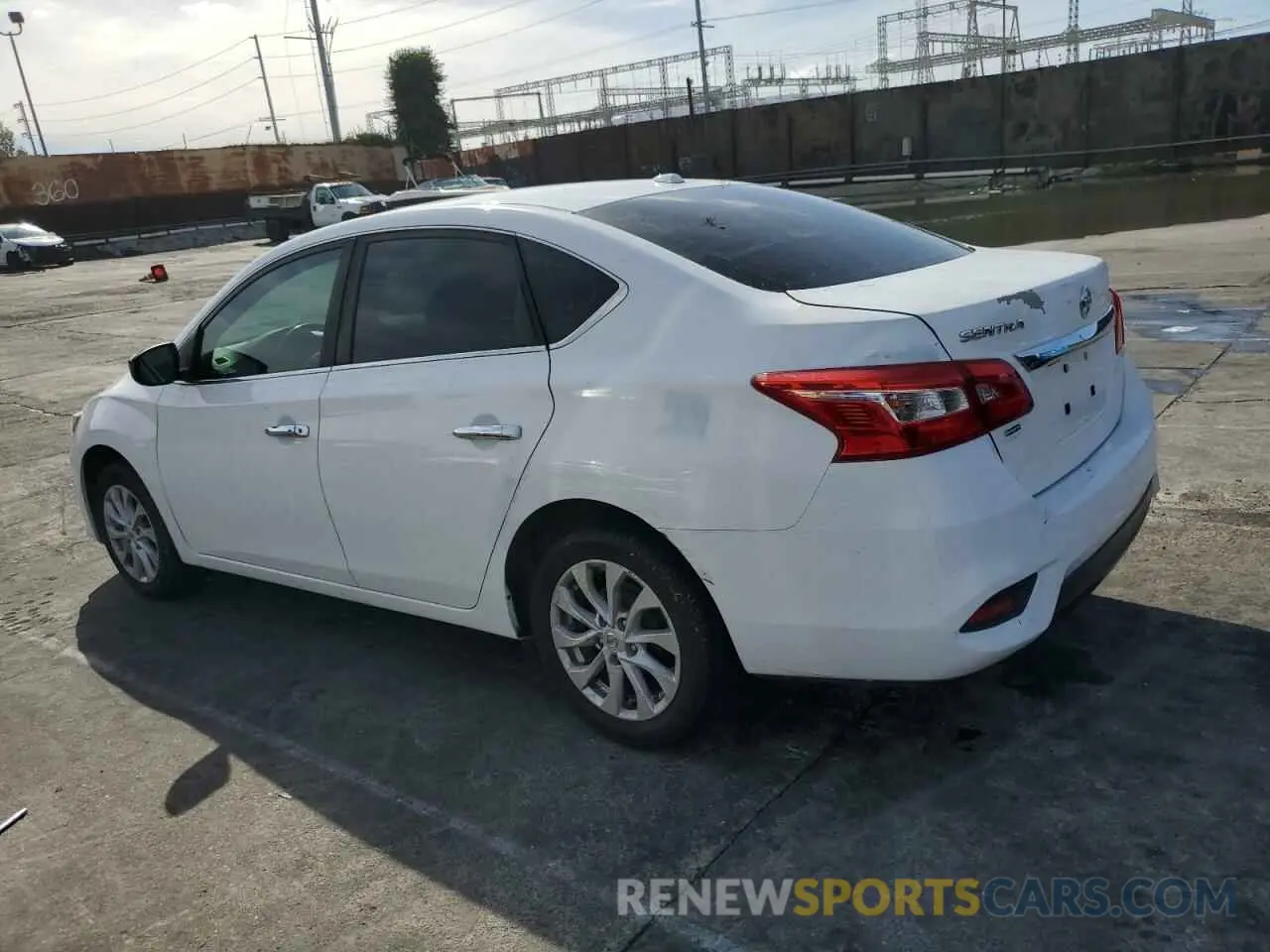 2 Photograph of a damaged car 3N1AB7APXKL612654 NISSAN SENTRA 2019