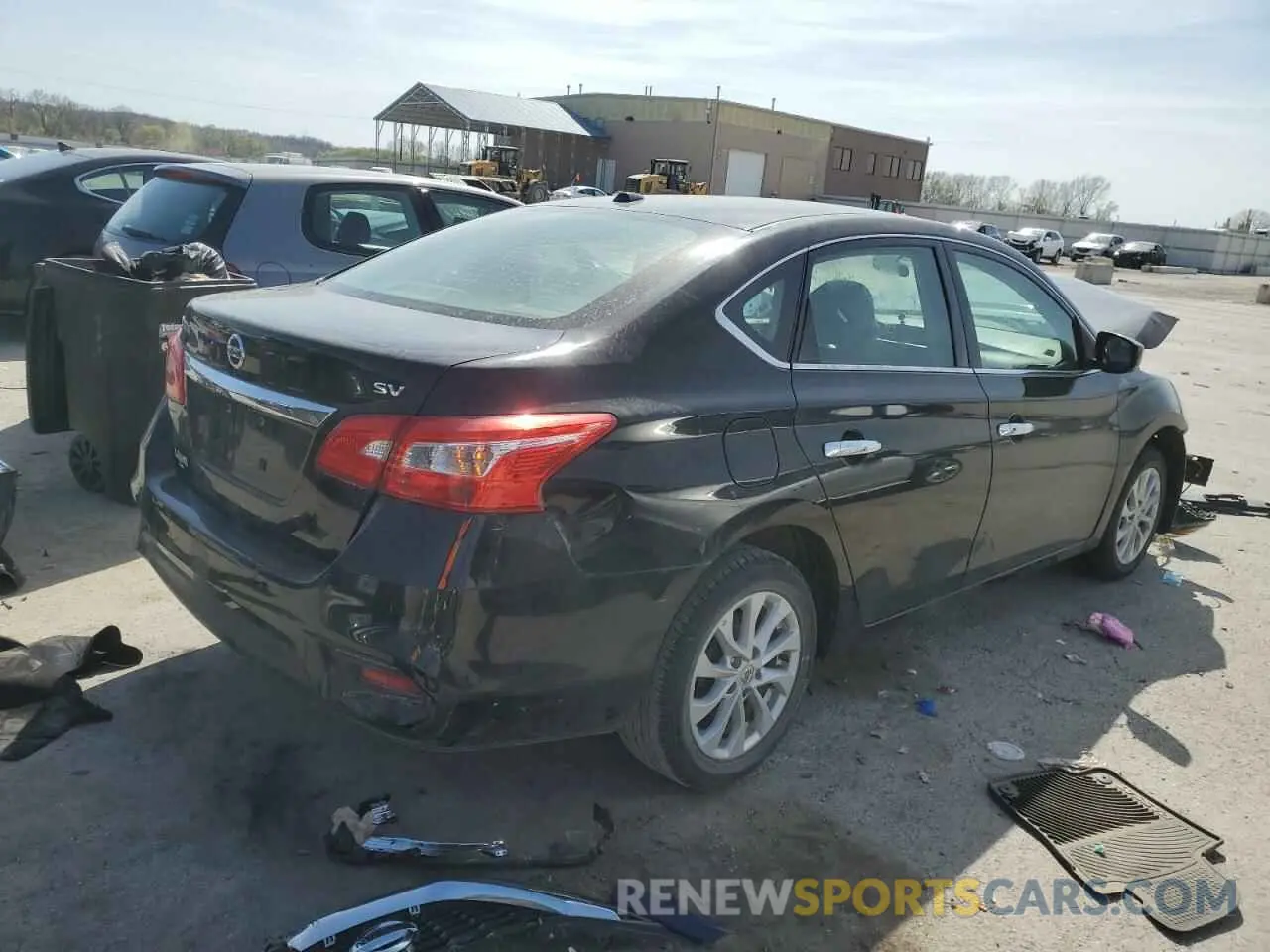 3 Photograph of a damaged car 3N1AB7APXKL625582 NISSAN SENTRA 2019