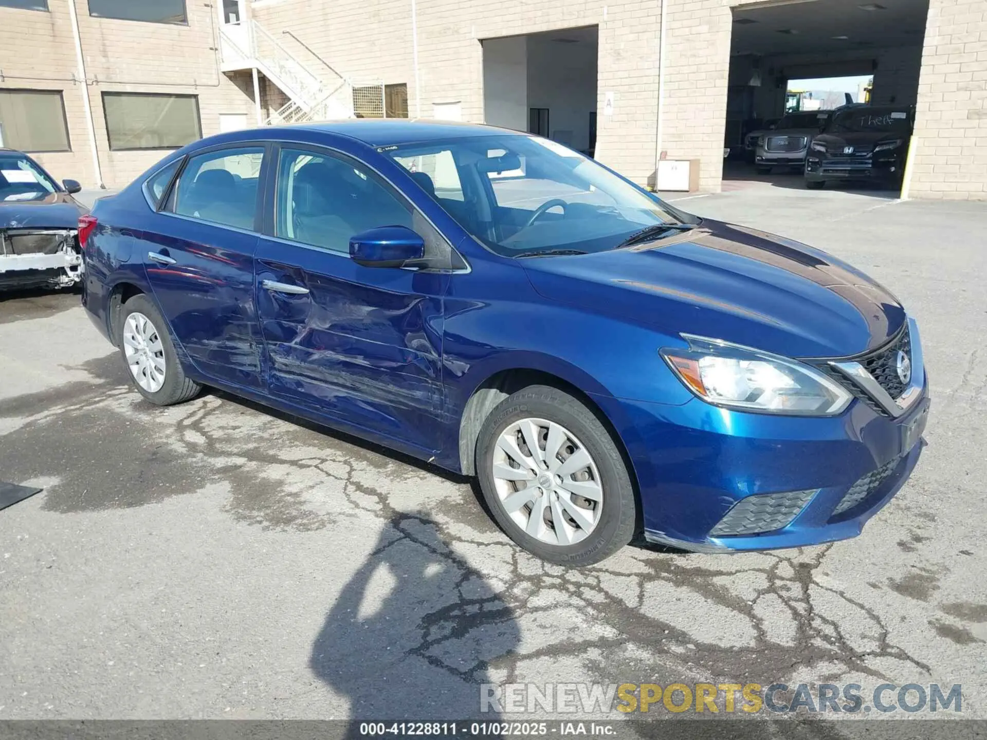 1 Photograph of a damaged car 3N1AB7APXKY204397 NISSAN SENTRA 2019