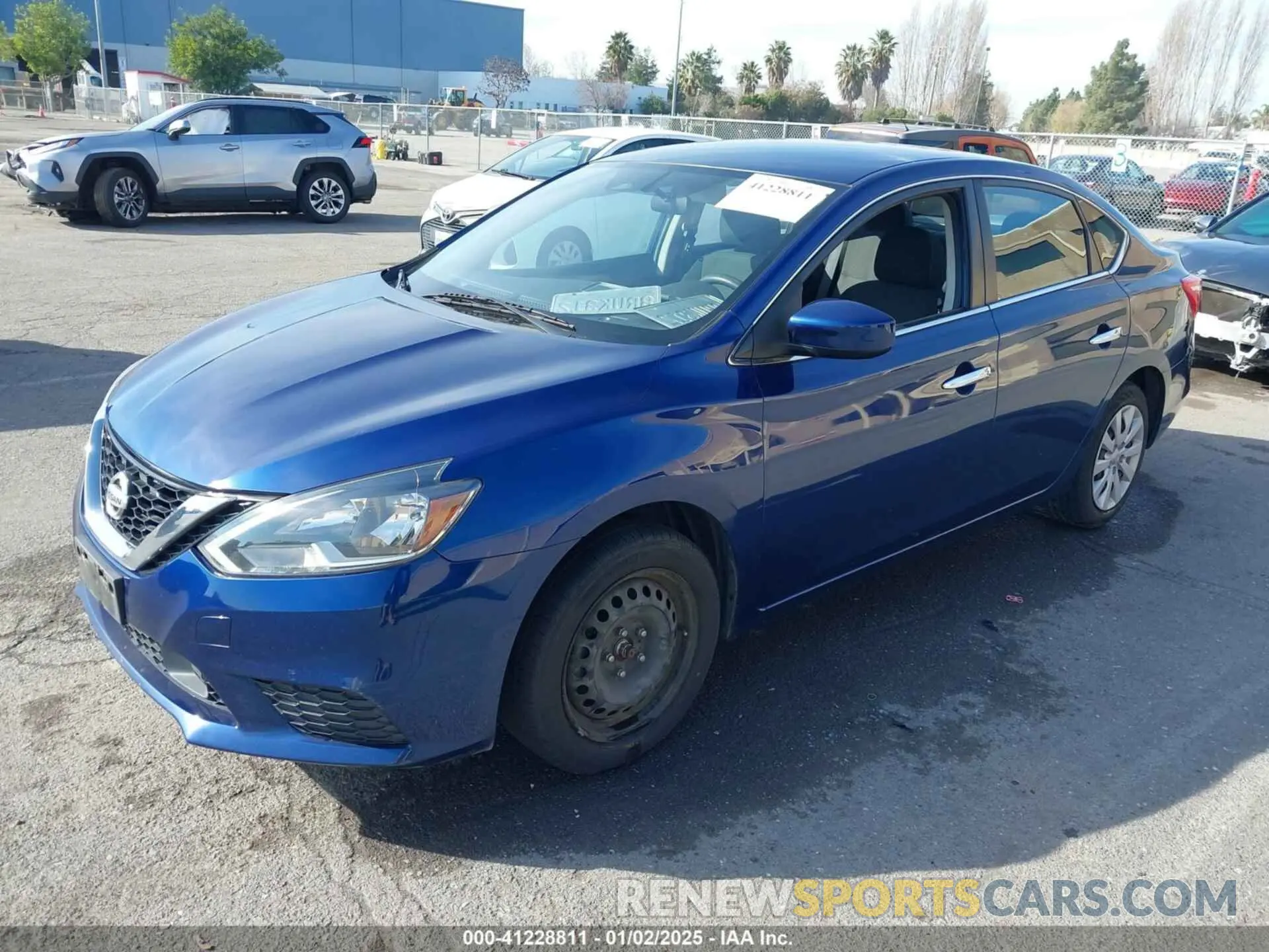 2 Photograph of a damaged car 3N1AB7APXKY204397 NISSAN SENTRA 2019