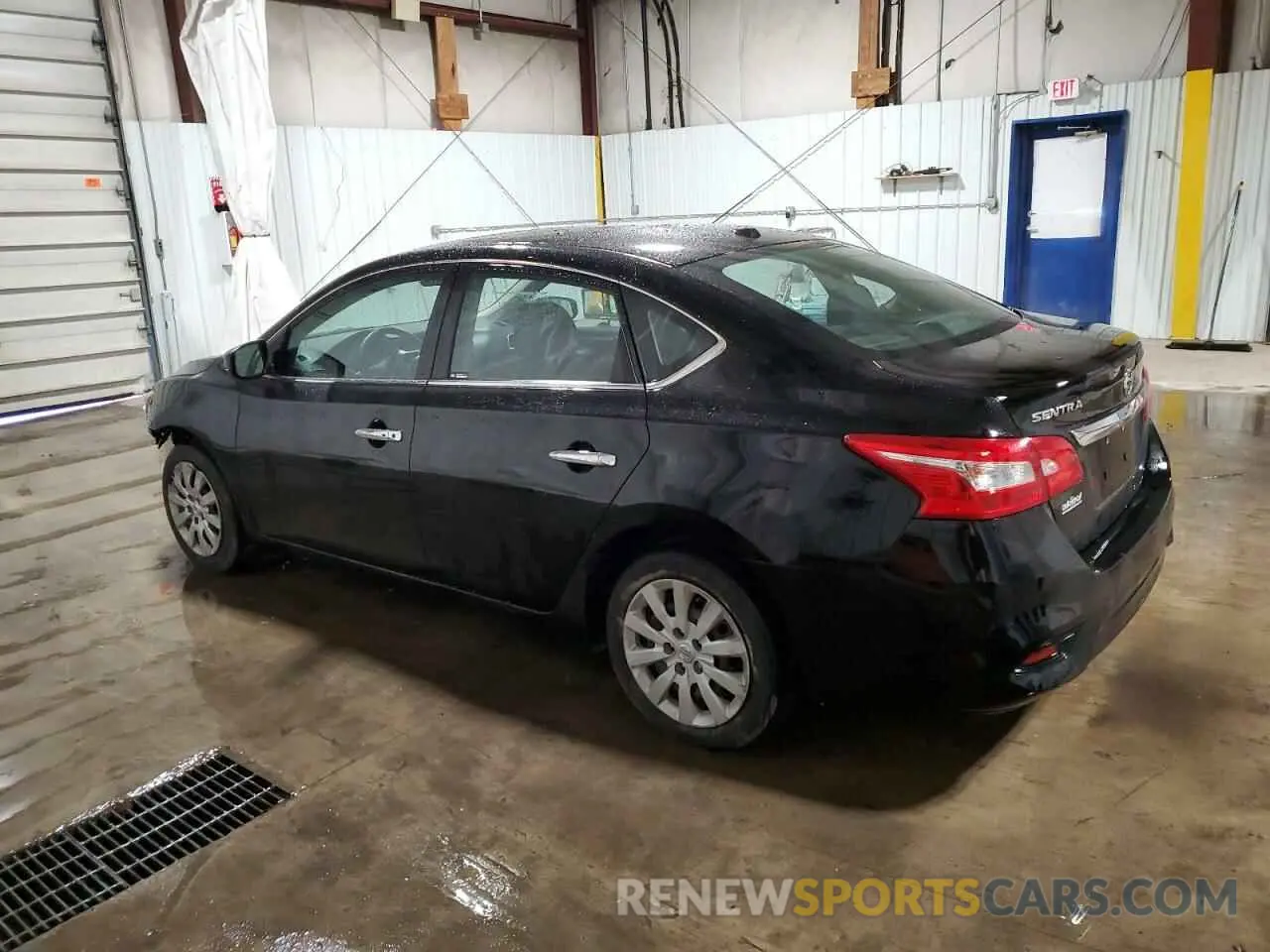 2 Photograph of a damaged car 3N1AB7APXKY243085 NISSAN SENTRA 2019