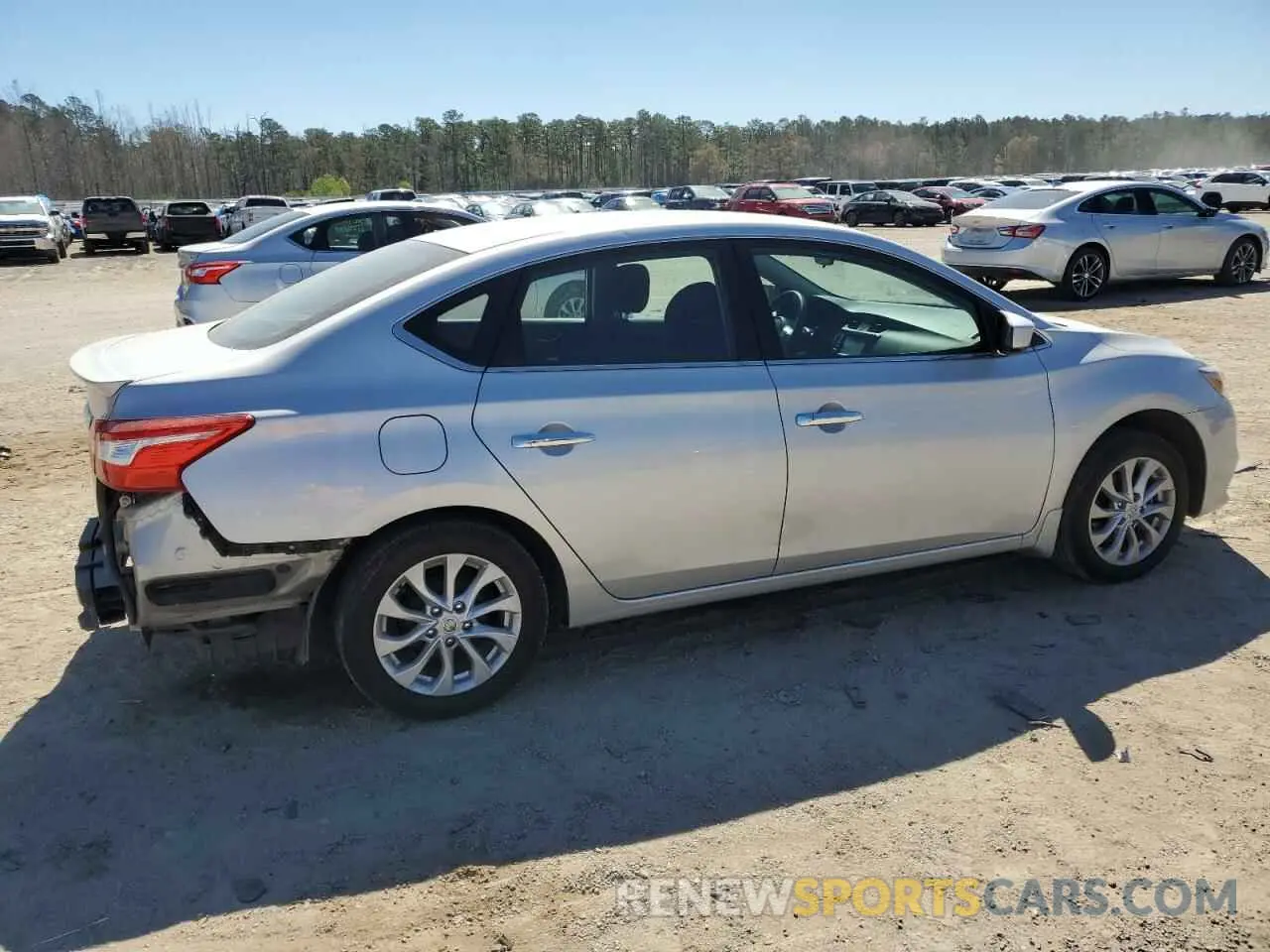3 Photograph of a damaged car 3N1AB7APXKY245029 NISSAN SENTRA 2019
