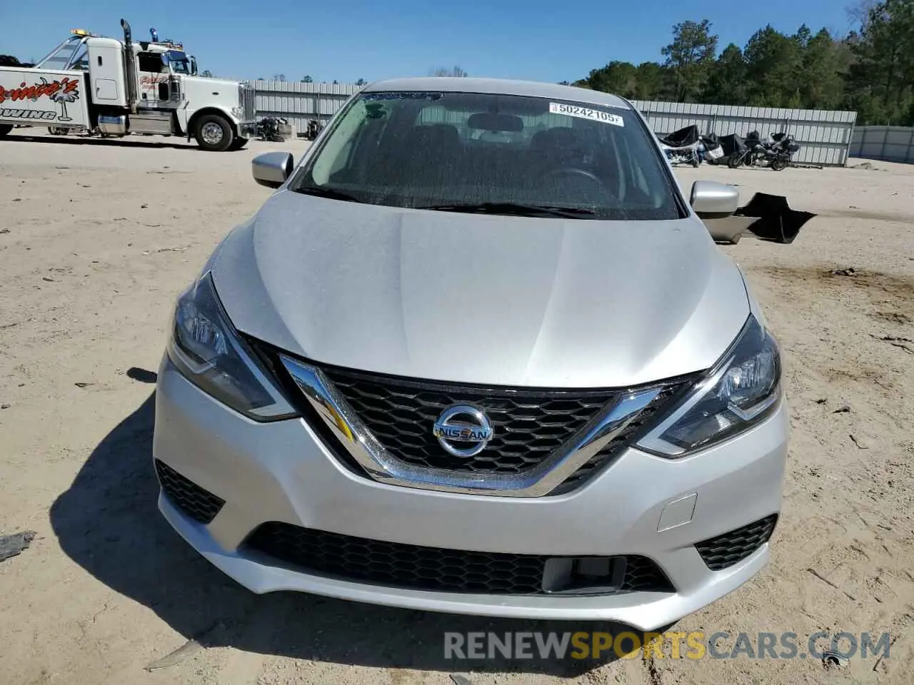 5 Photograph of a damaged car 3N1AB7APXKY245029 NISSAN SENTRA 2019