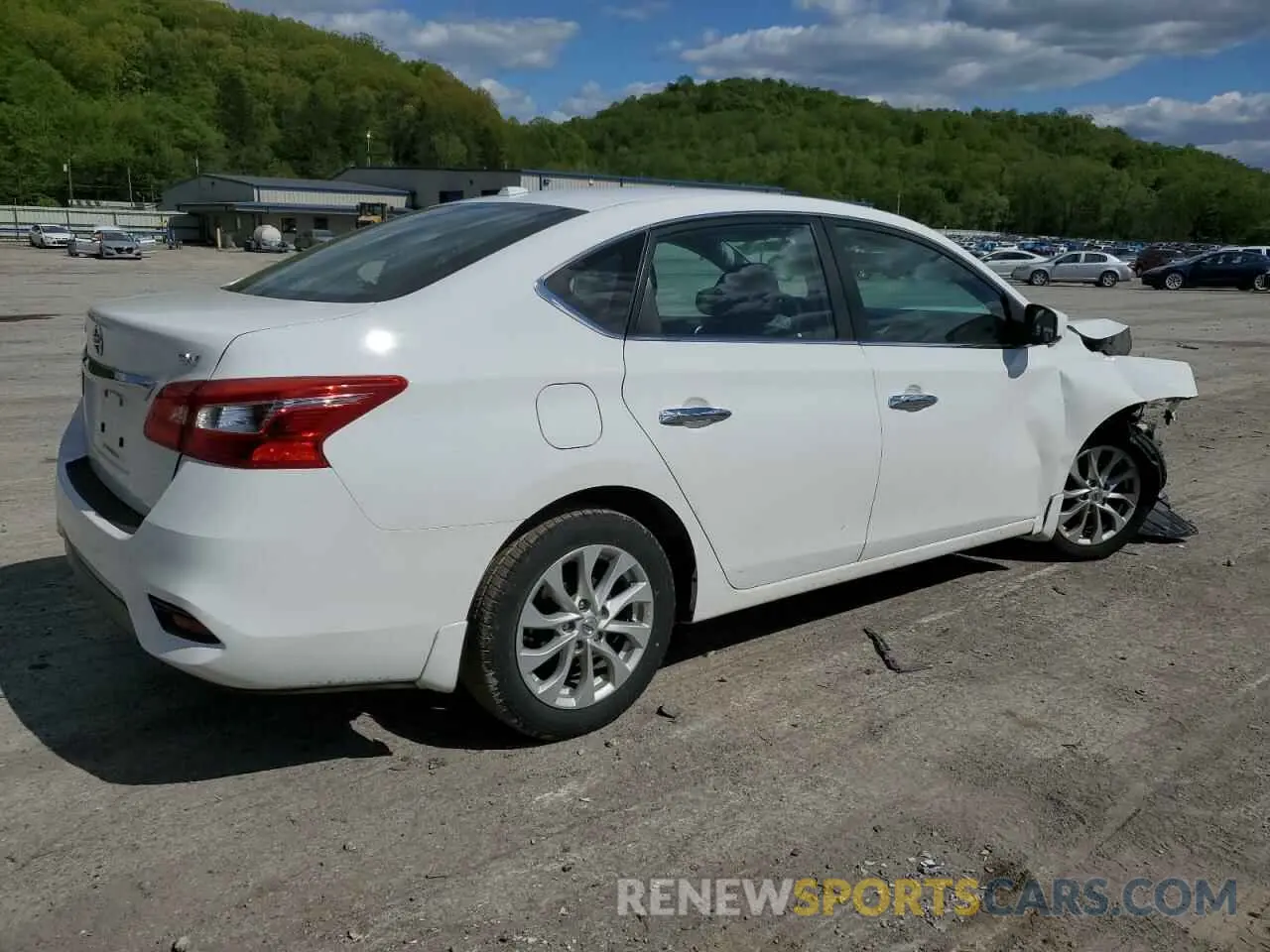 3 Photograph of a damaged car 3N1AB7APXKY258606 NISSAN SENTRA 2019