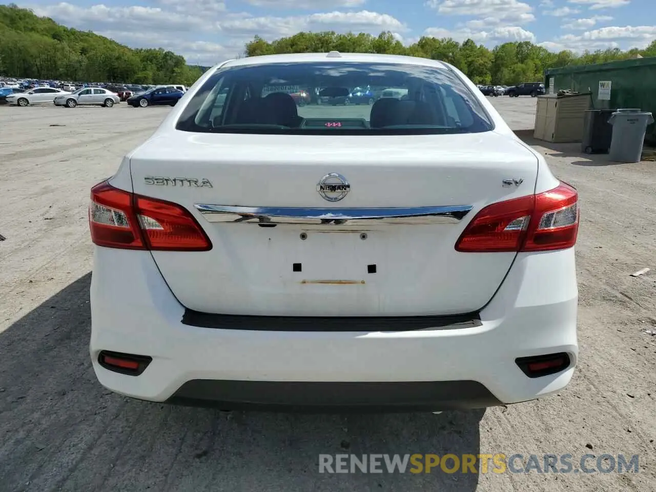 6 Photograph of a damaged car 3N1AB7APXKY258606 NISSAN SENTRA 2019