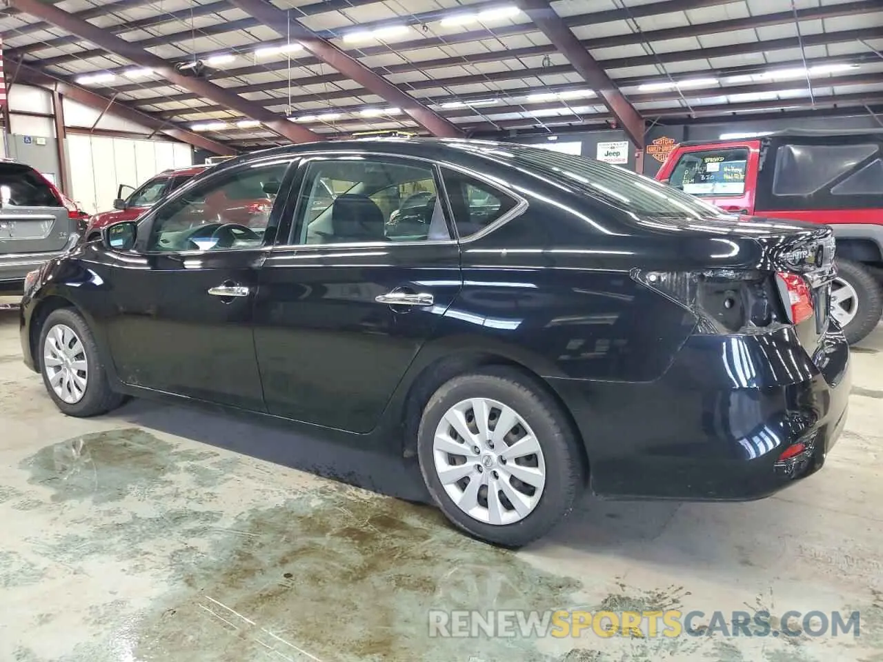 2 Photograph of a damaged car 3N1AB7APXKY267130 NISSAN SENTRA 2019
