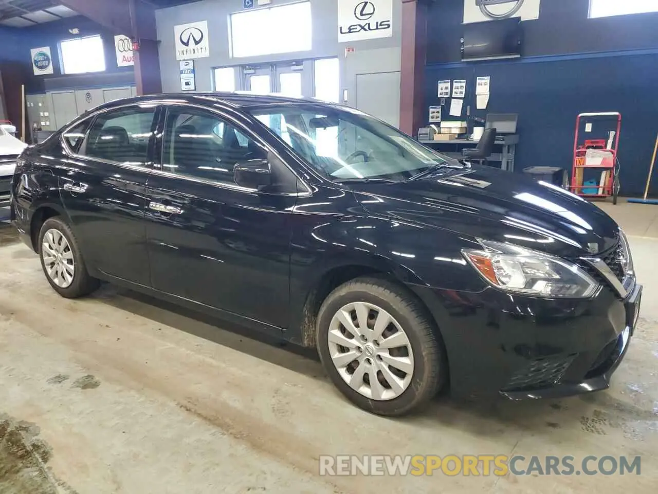 4 Photograph of a damaged car 3N1AB7APXKY267130 NISSAN SENTRA 2019